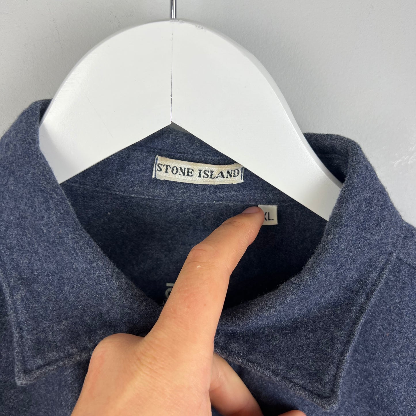 Stone Island AW/1994 Wool Shirt (XL)