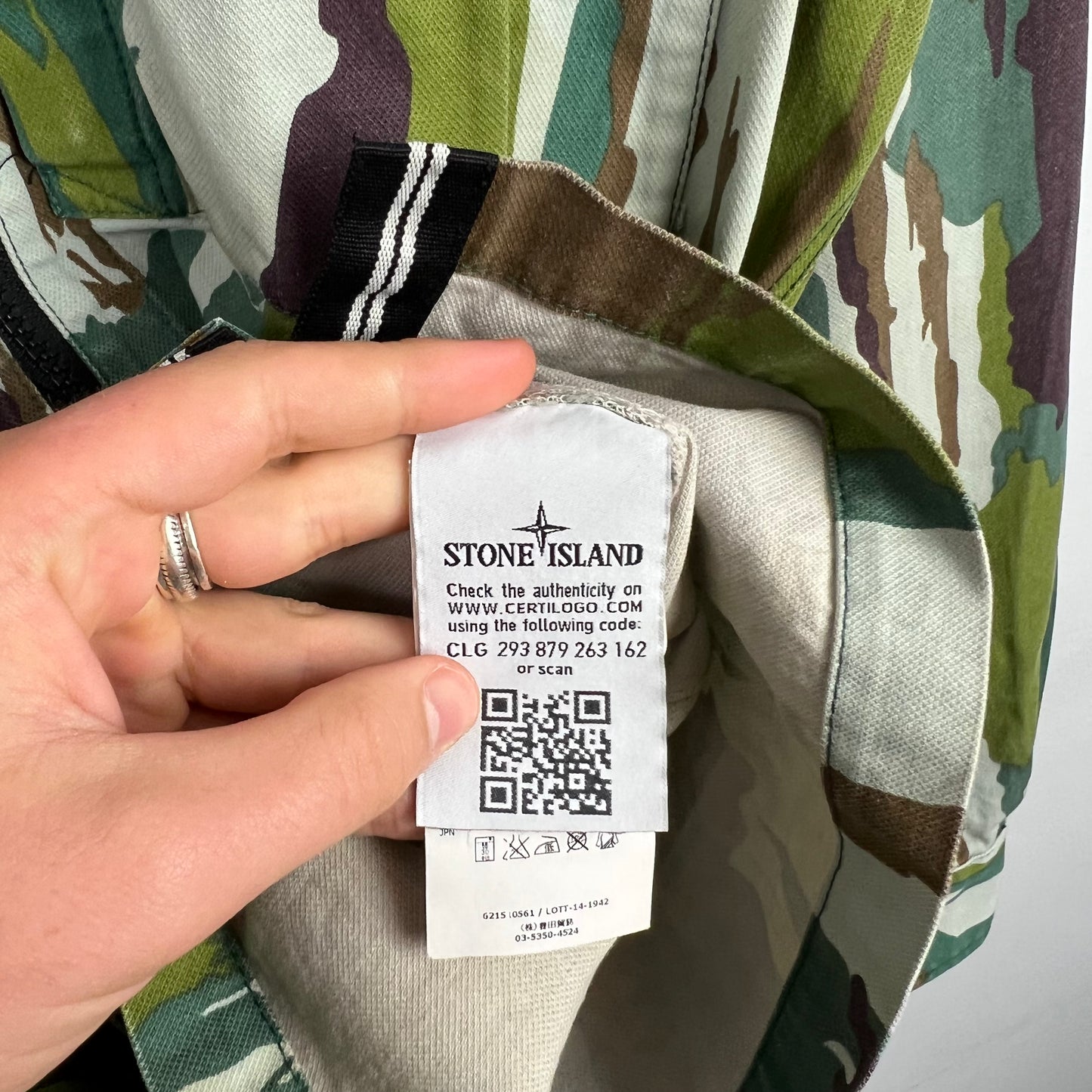 Stone Island Flowing Camo Shirt