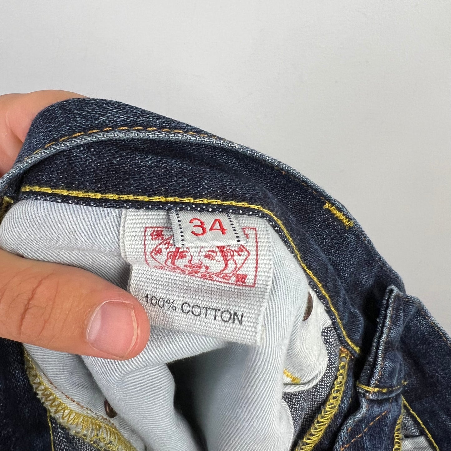 Evisu Gull Logo Denim Jeans (w34”)