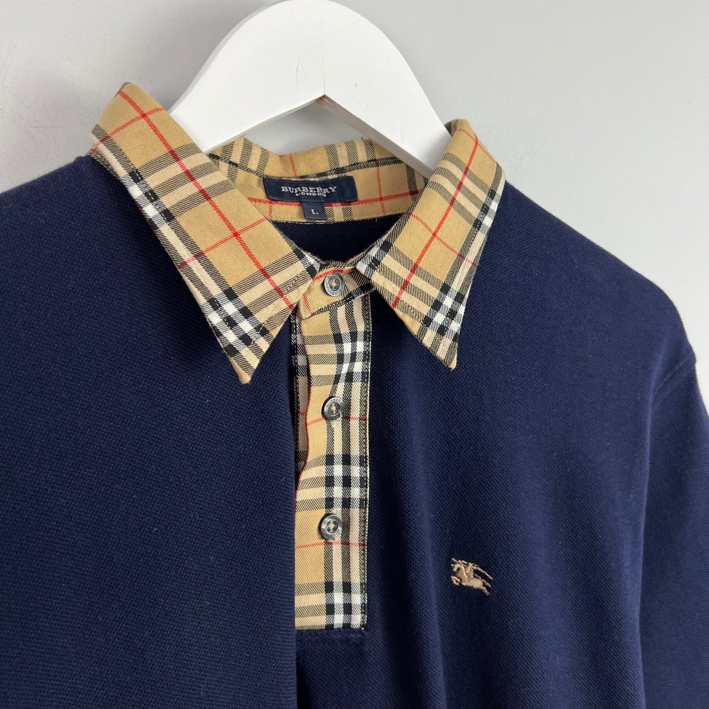 90’s Burberry Polo Shirt