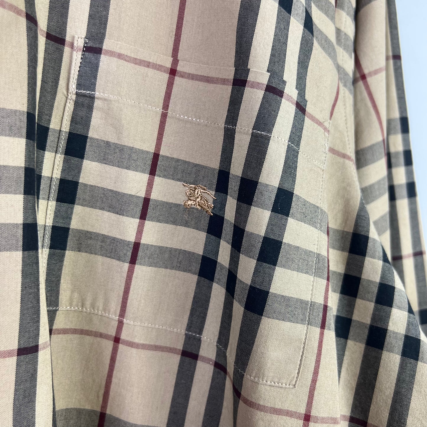 Vintage Burberry Checkered Shirt