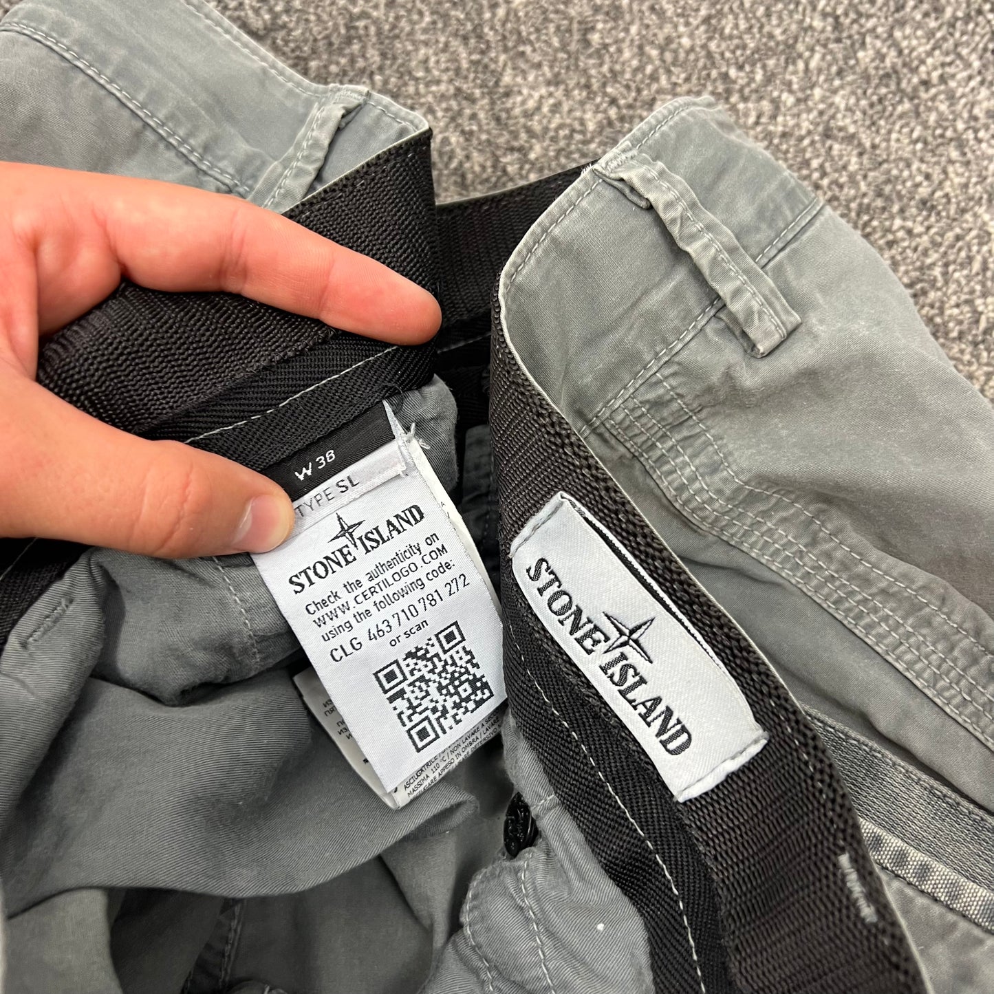 Stone Island Cargo Shorts (W38”)