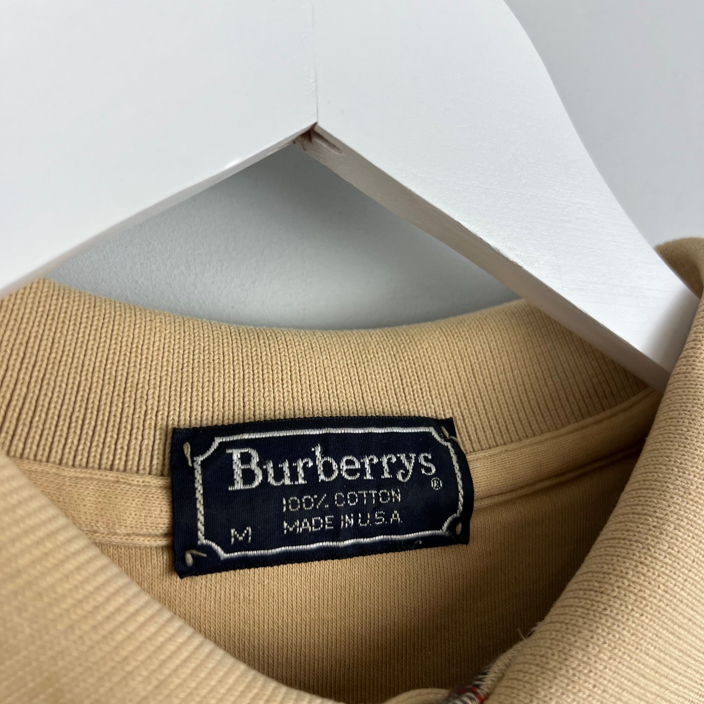 90’s Burberry Polo Shirt (M)