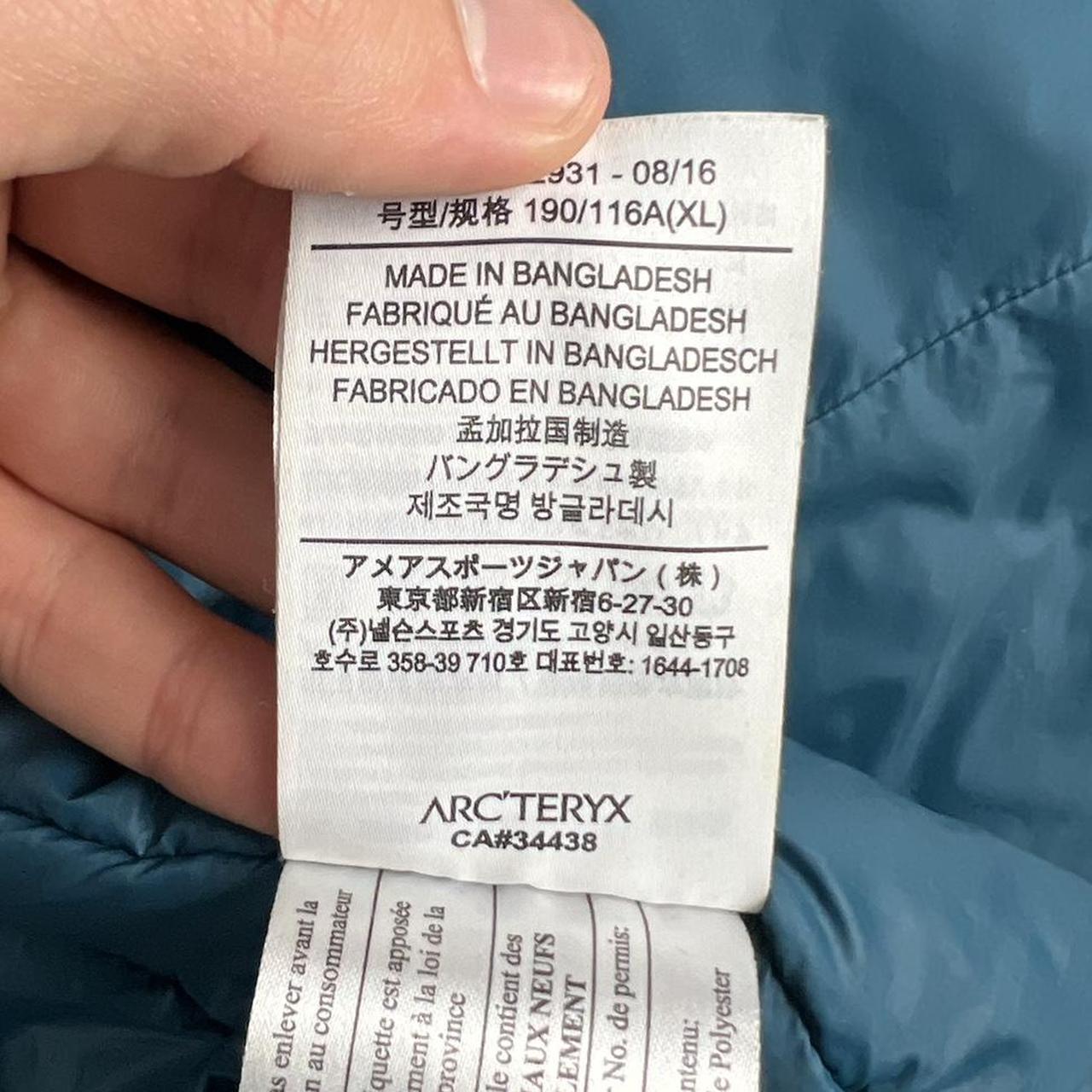 Arcteryx Atom AR Puffer Jacket (XL)