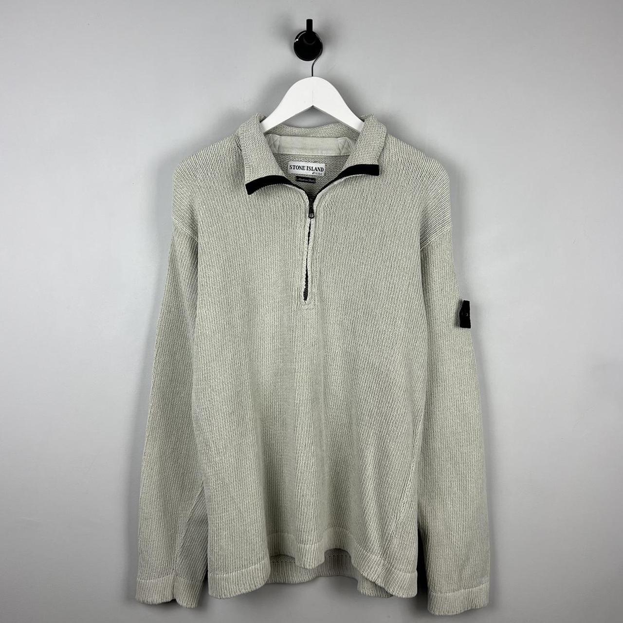 Stone Island Chenile Quarter Zip (XL)