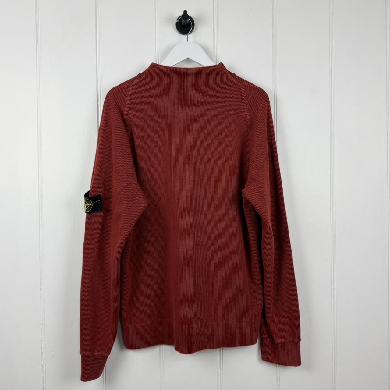 Early 2000’s Stone Island Ribbed Cotton Jumper (XL)