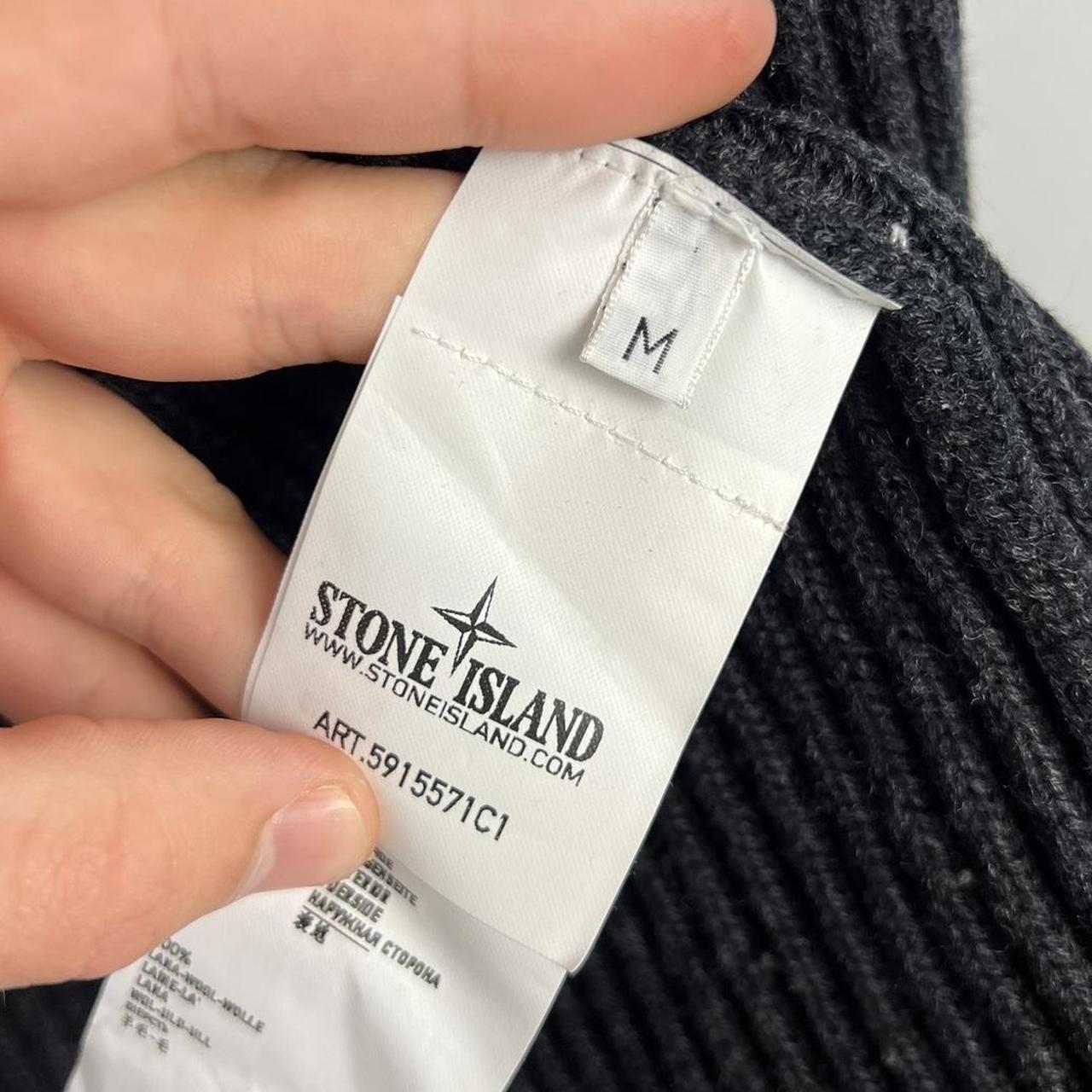 Stone Island Ribbed Knit Zip Jumper (M)