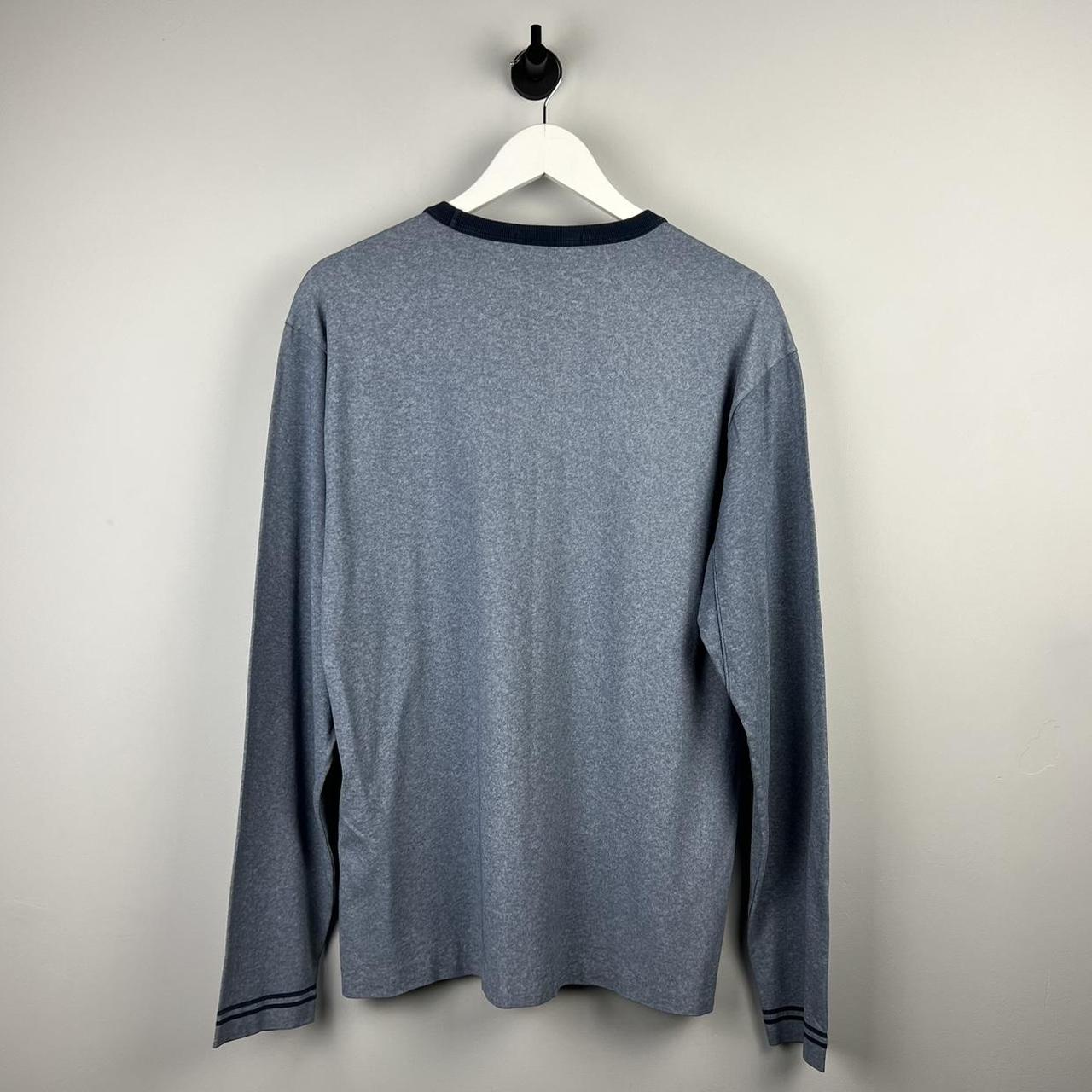 Stone Island 2 Tone Logo LS T-shirt (L)