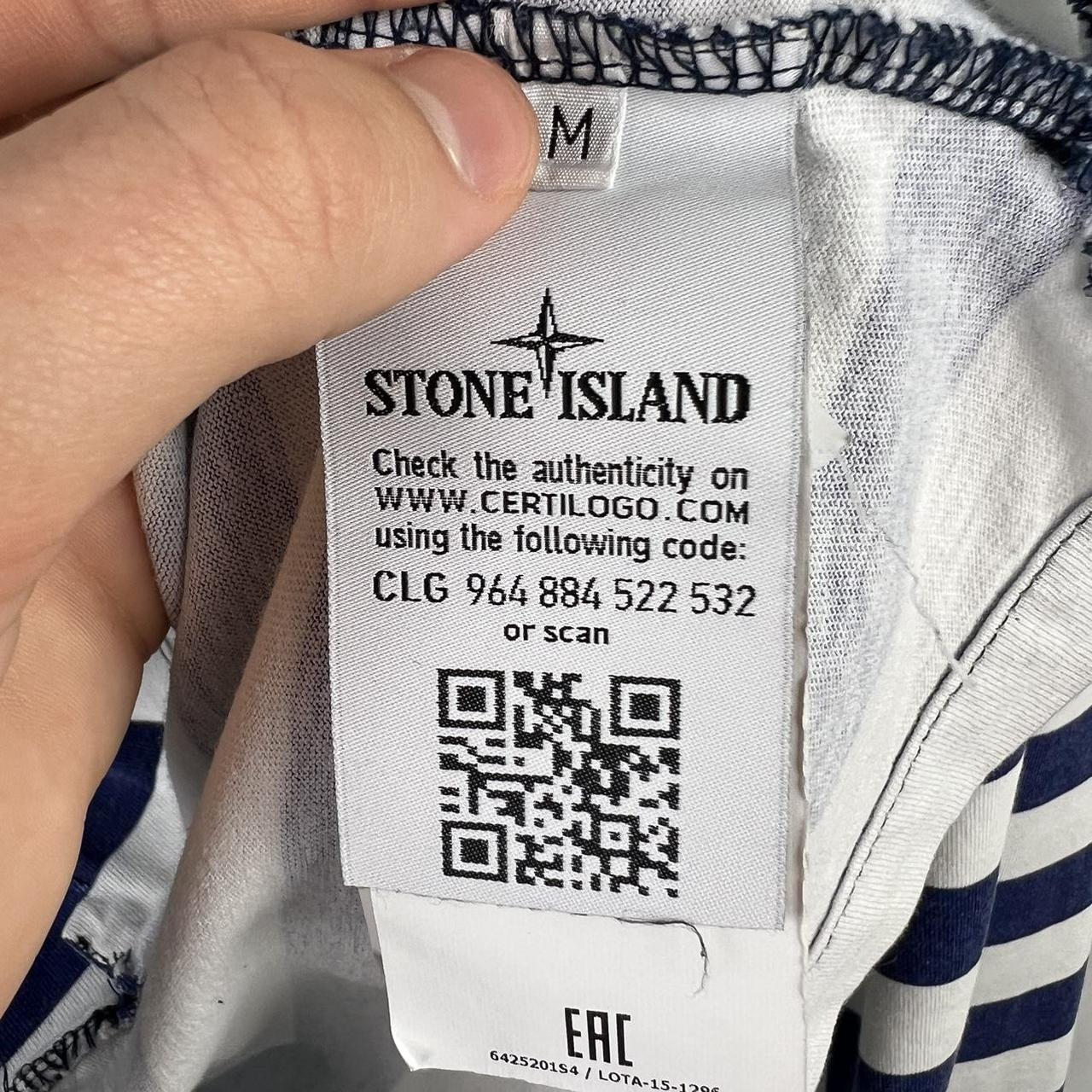 Stone Island x Supreme Striped Q Zip Jumper (S)