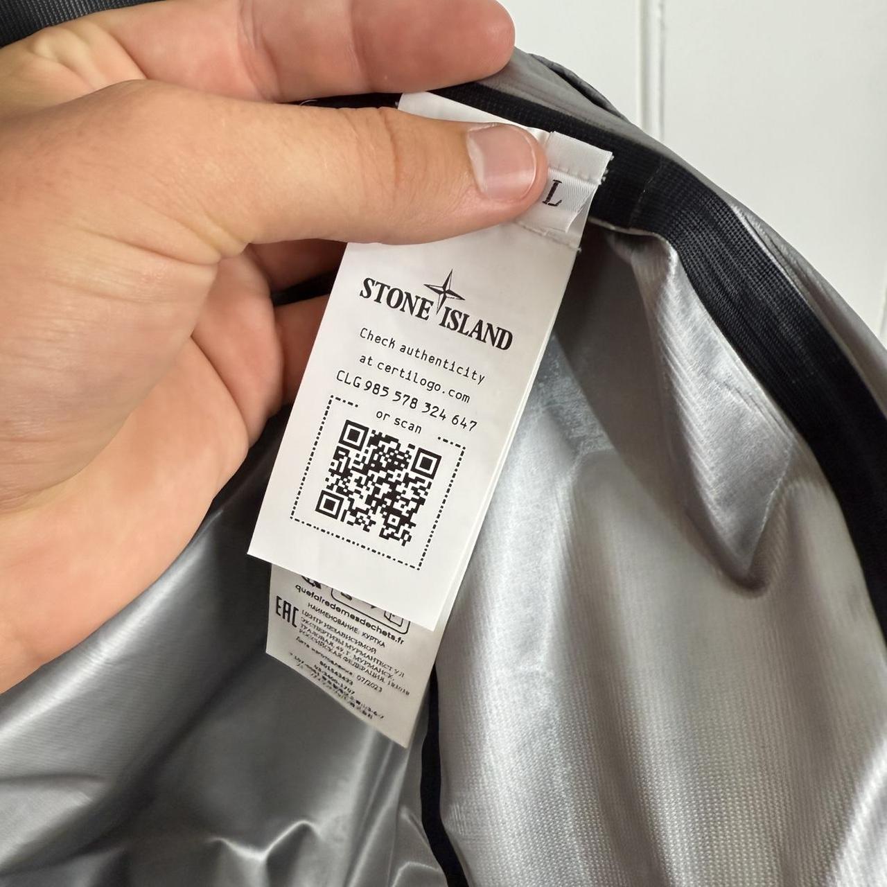 Stone Island Metallic Nylon Mesh Jacket (L)