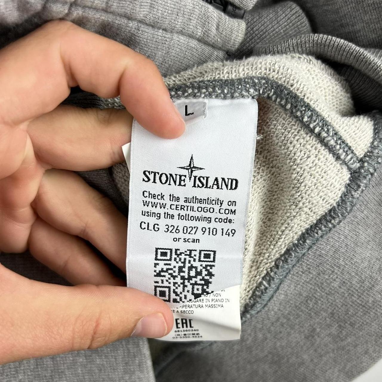 Stone Island Zip Hoodie (L)