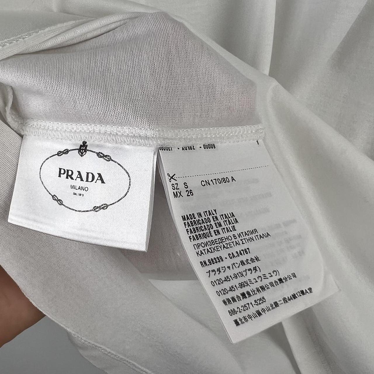Womens Prada Logo T Shirt (S)