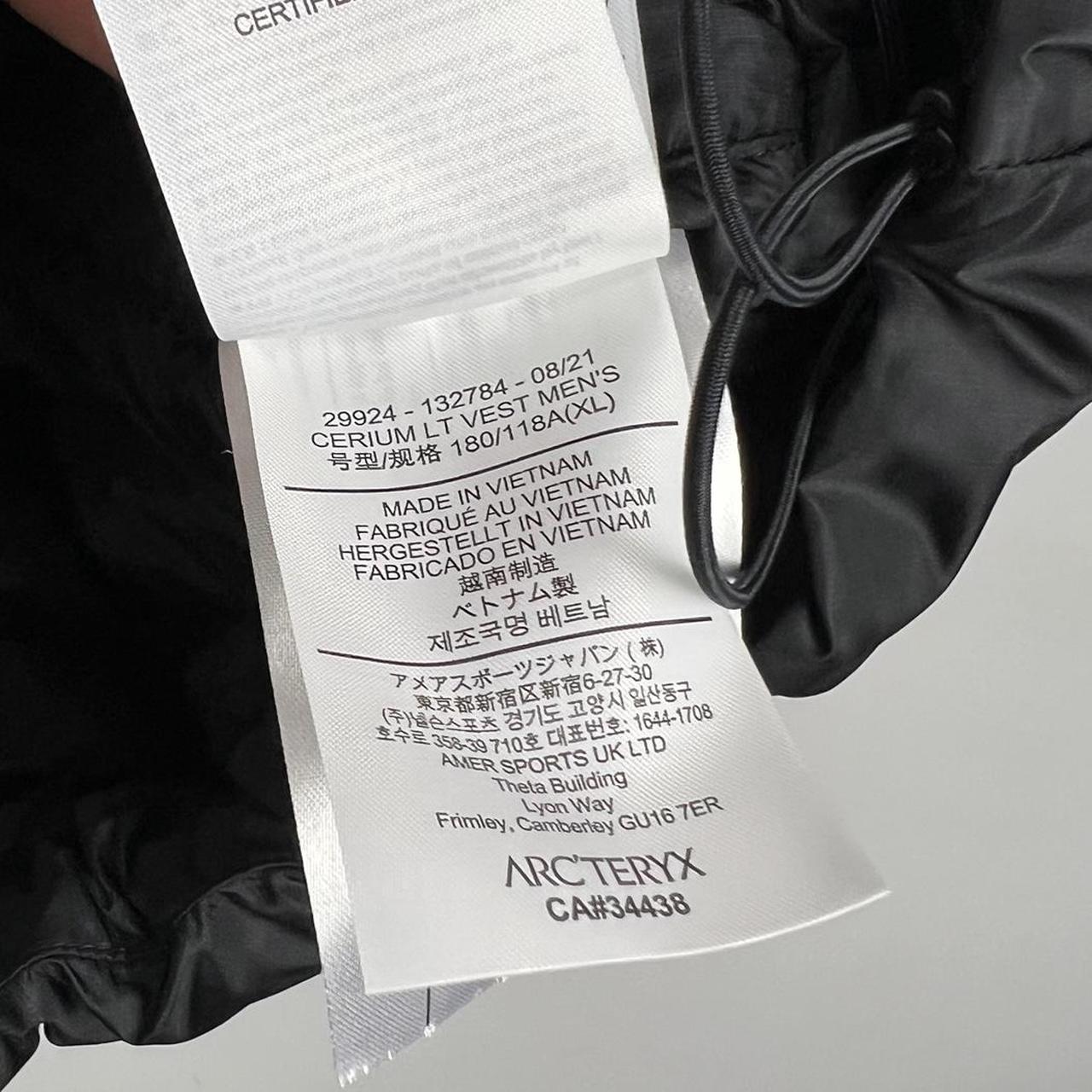 Arcteryx Cerium LT Padded Vest