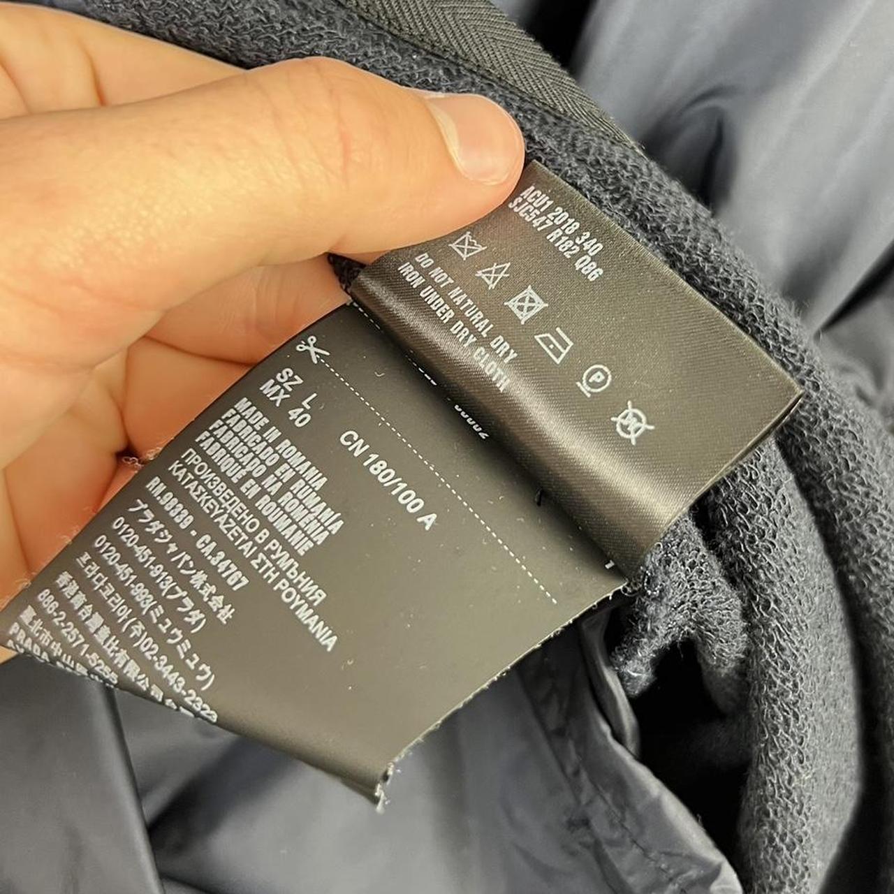 Prada Sport Logo Semi Nylon Zip Up Jacket (M)