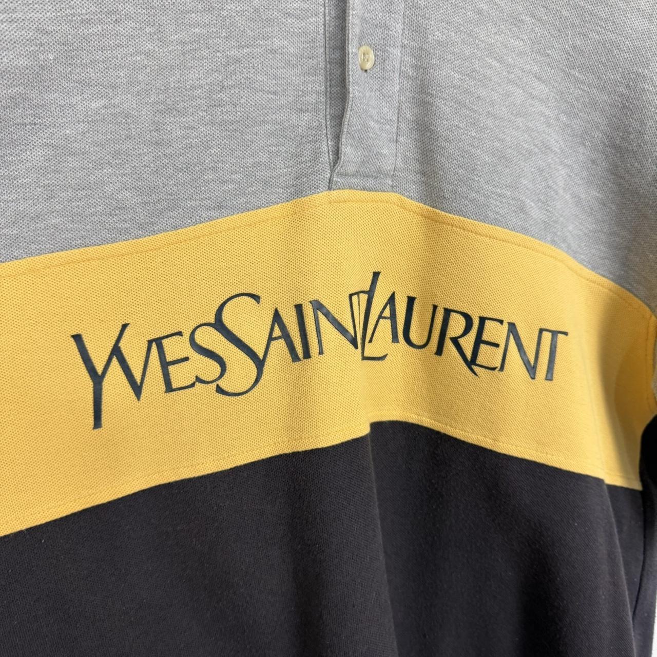 00s YSL Logo Polo Shirt (M)