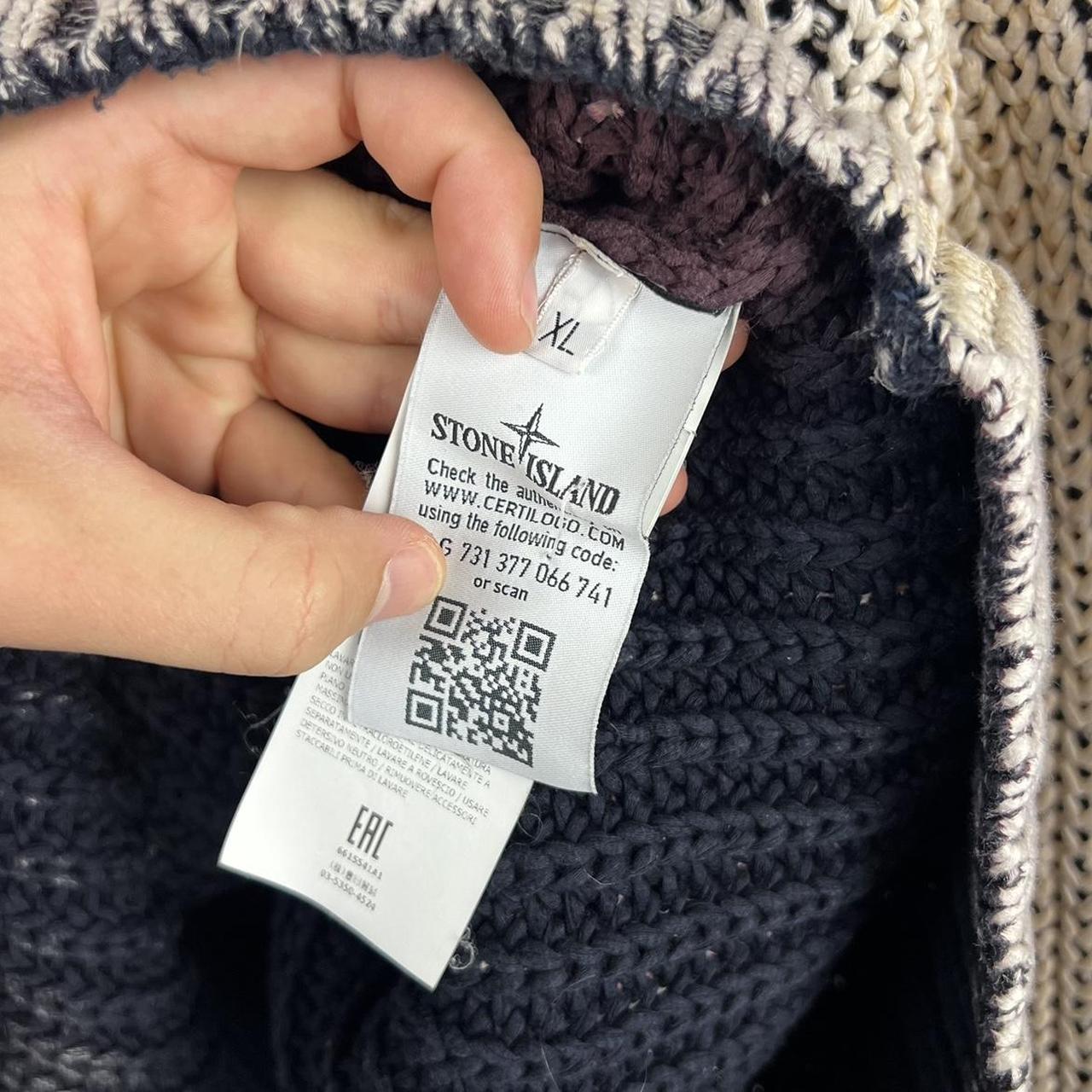 Stone Island Hand Corrosion Knit Jumper (XL/L)