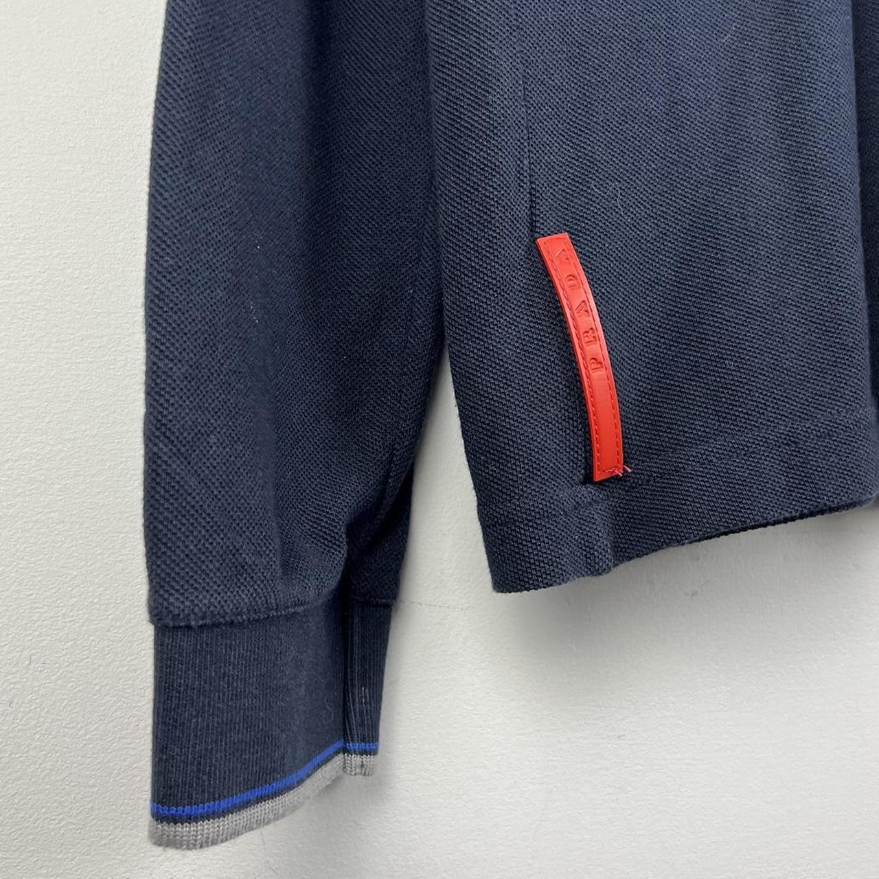 00's Prada Red Tab Polo Shirt (XL)