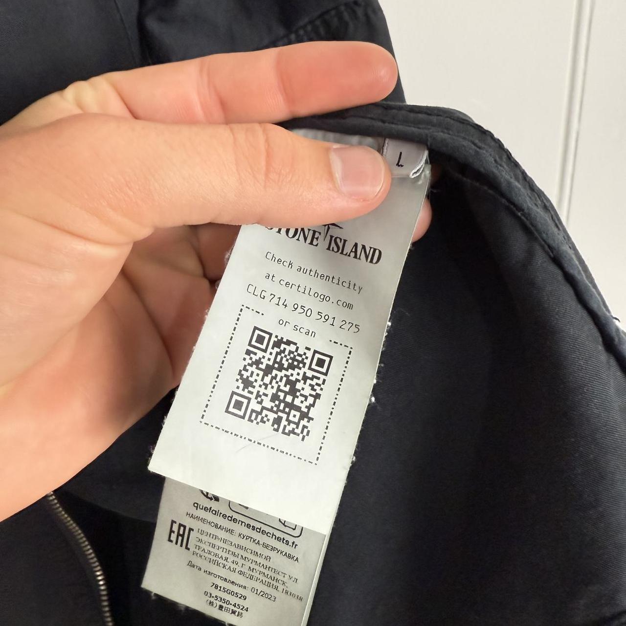 Stone Island 2023 Cupro Cotton Vest (L)