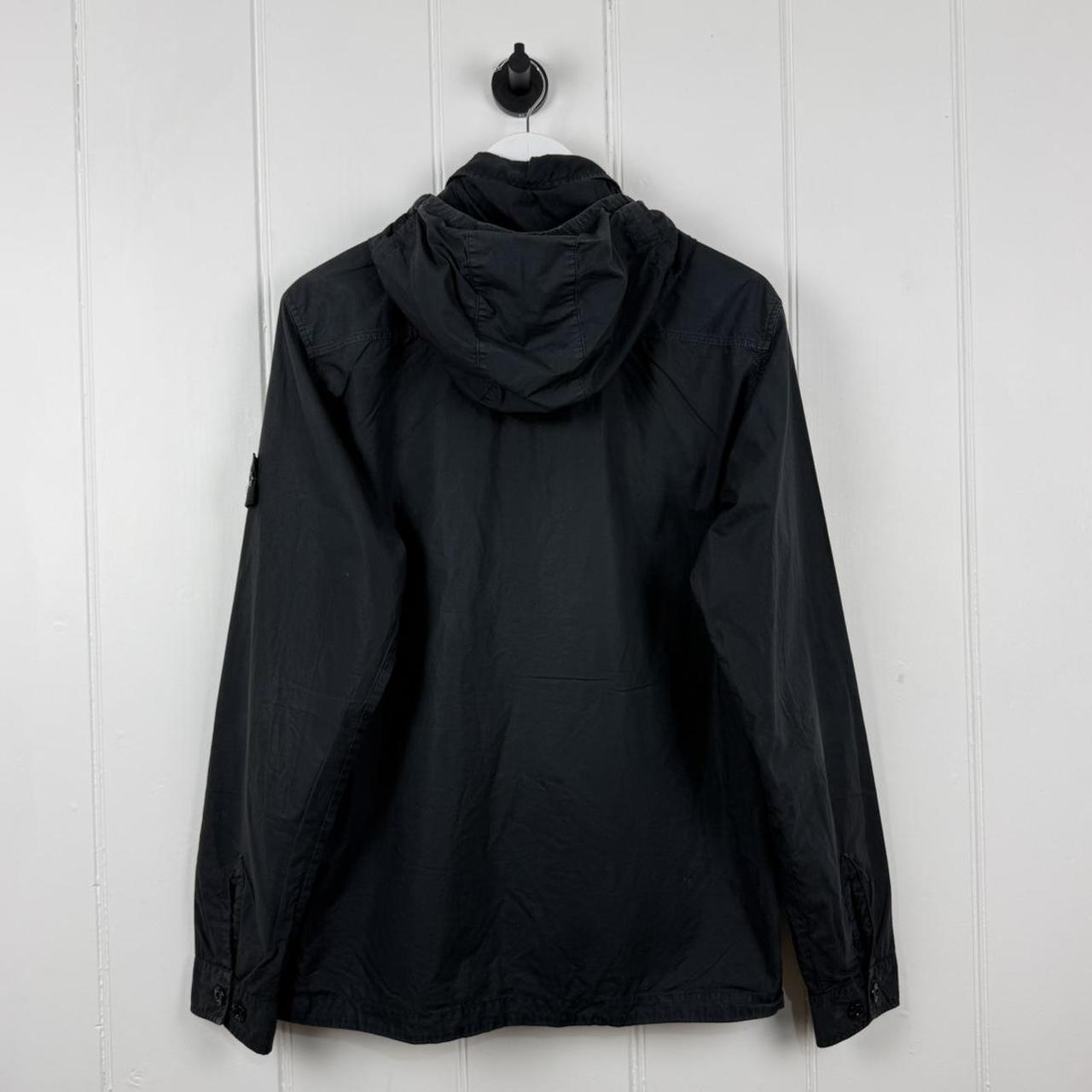 Stone Island Zip Canvas Hooded Jacket (L)