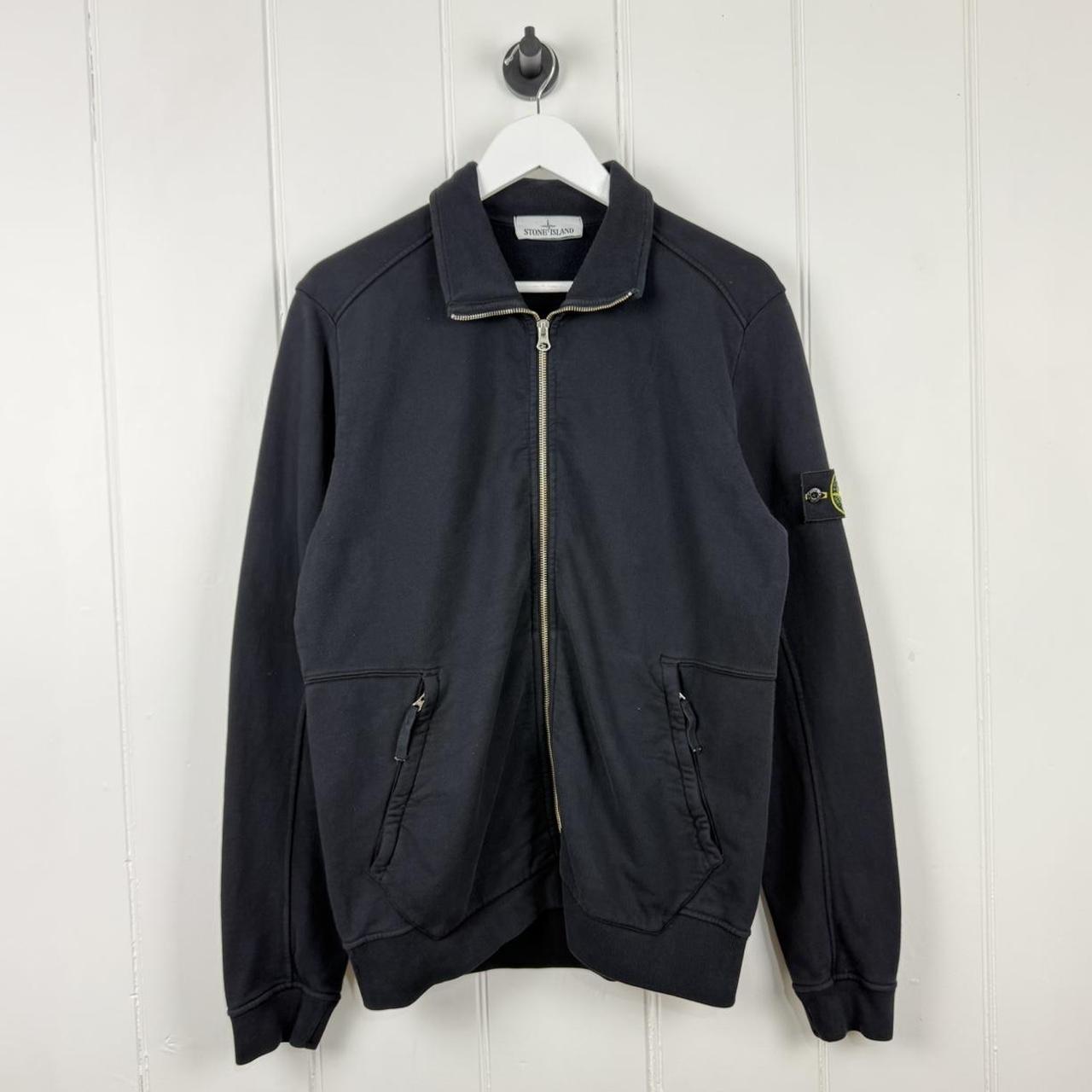 Stone Island Zip Collared Jumper (L)