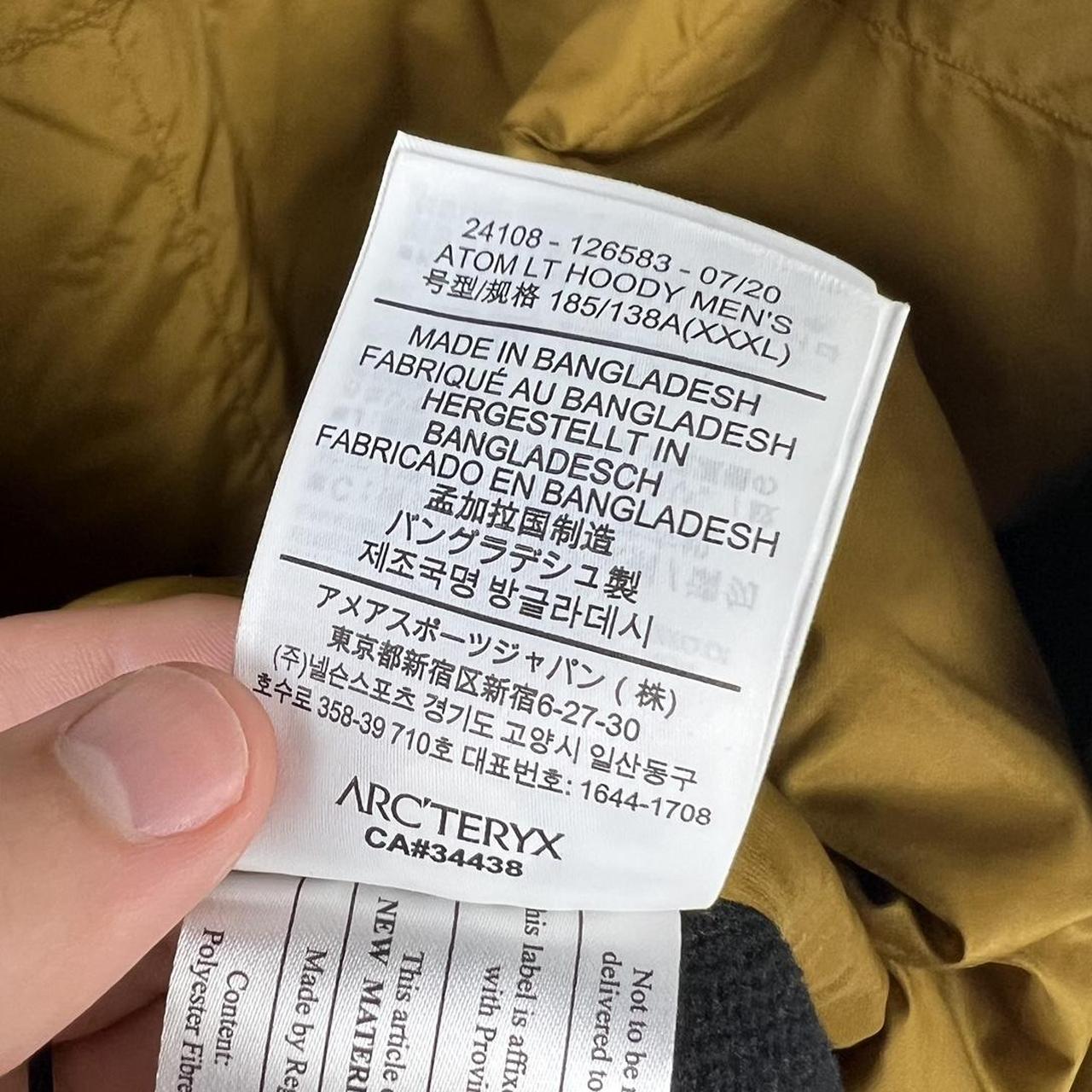 Arcteryx ATOM LT Jacket (3XL)