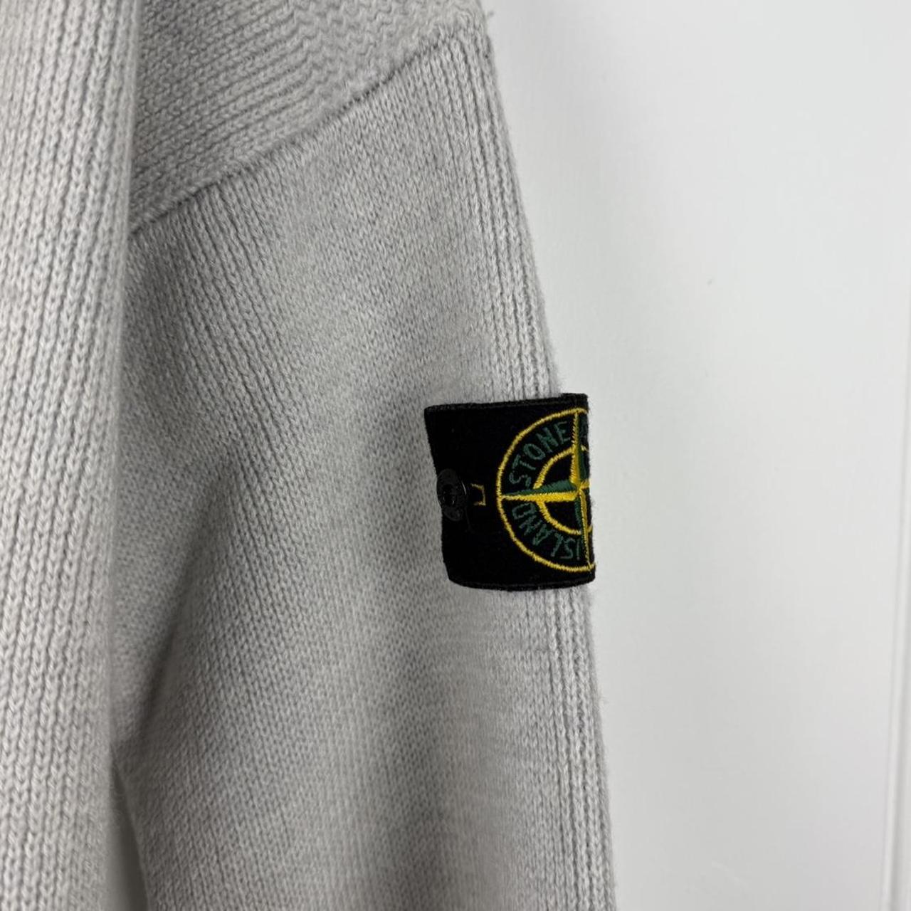 Stone Island Zip Up Knit Jumper (M)
