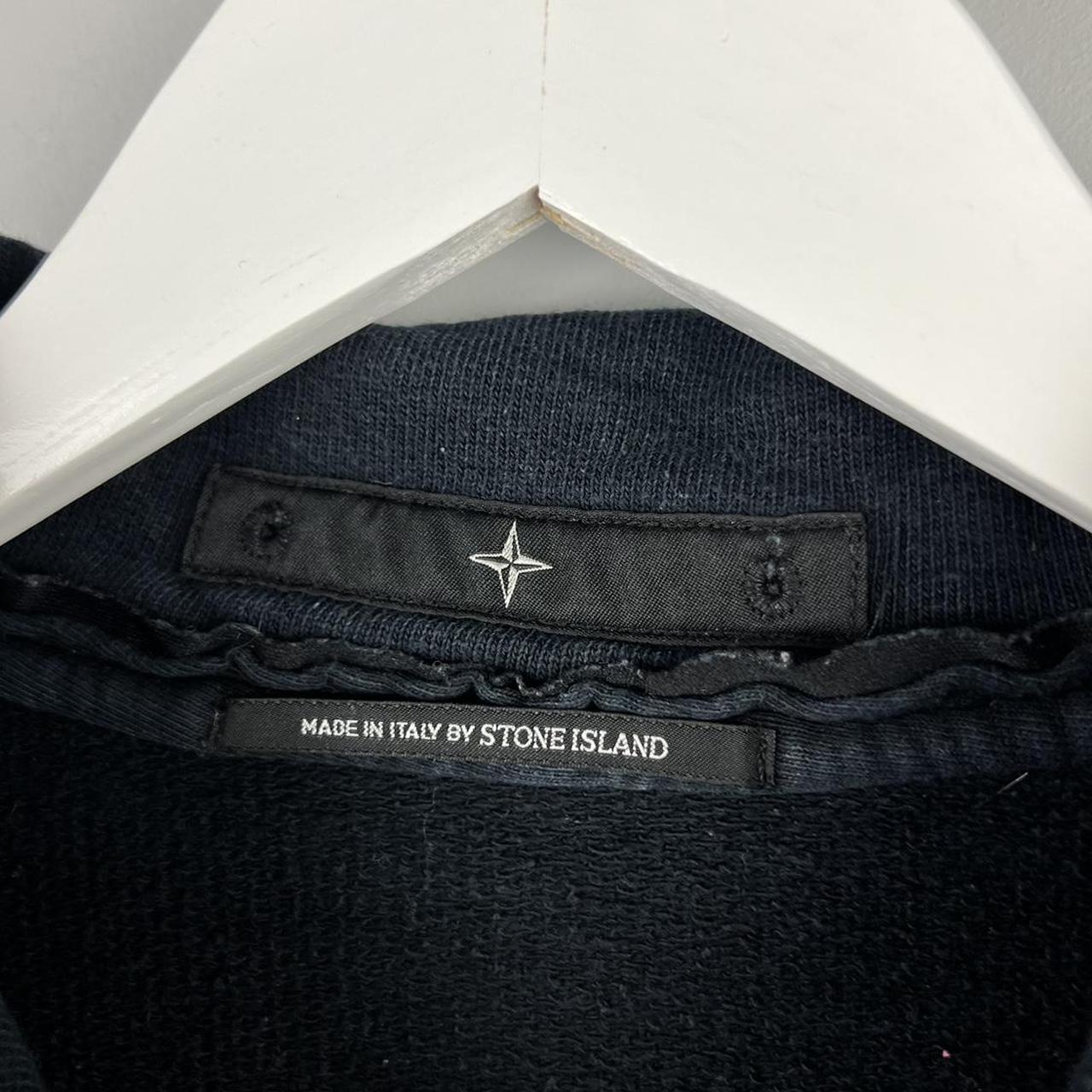 Stone Island Denims Logo Quarter Zip (L)