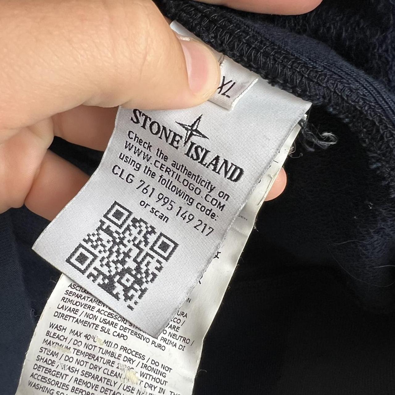Stone Island Zip Up Hoodie (L)