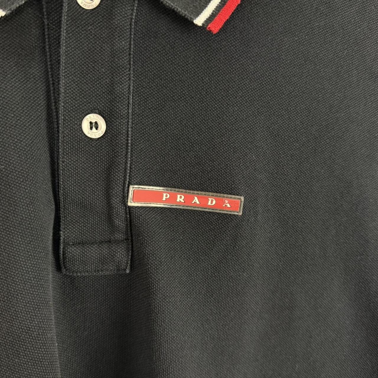 Prada Sport Logo Polo Shirt (L)