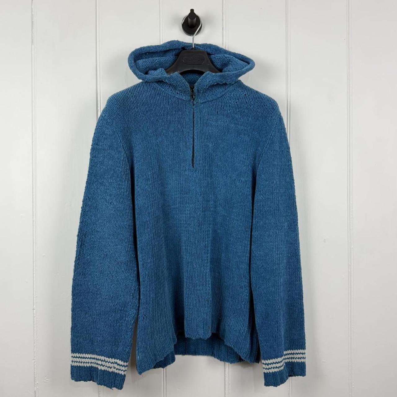 Mid 2000’s Stone Island Chenille Knit Pullover Hoodie (M/L)