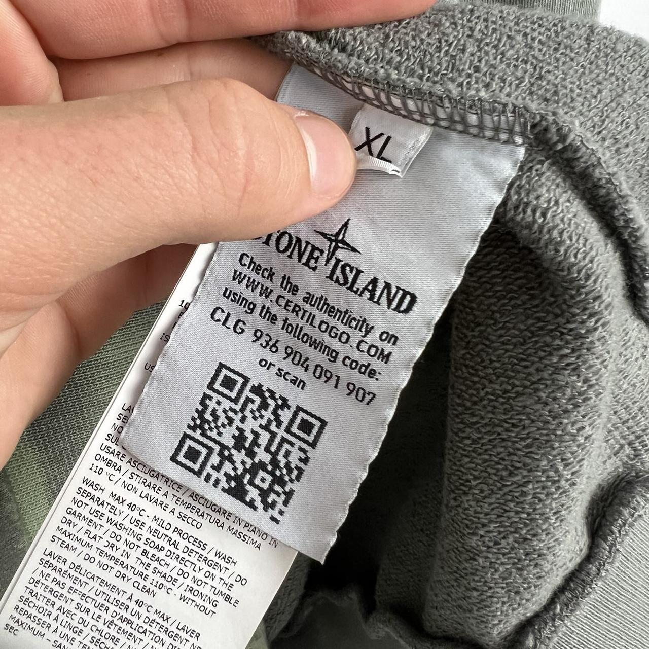Stone Island Hand Painted / Corrosion Sweatshirt (XL)