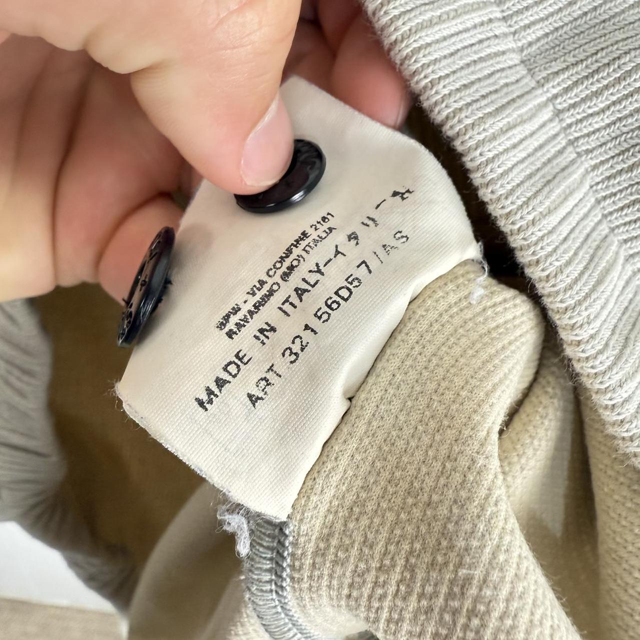 Early 00s Stone Island Ribbed Cotton Jumper (L)