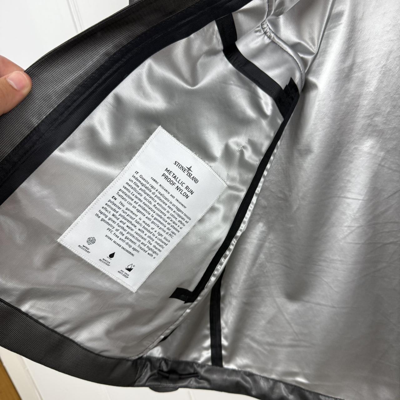 Stone Island Metallic Nylon Mesh Jacket (L)