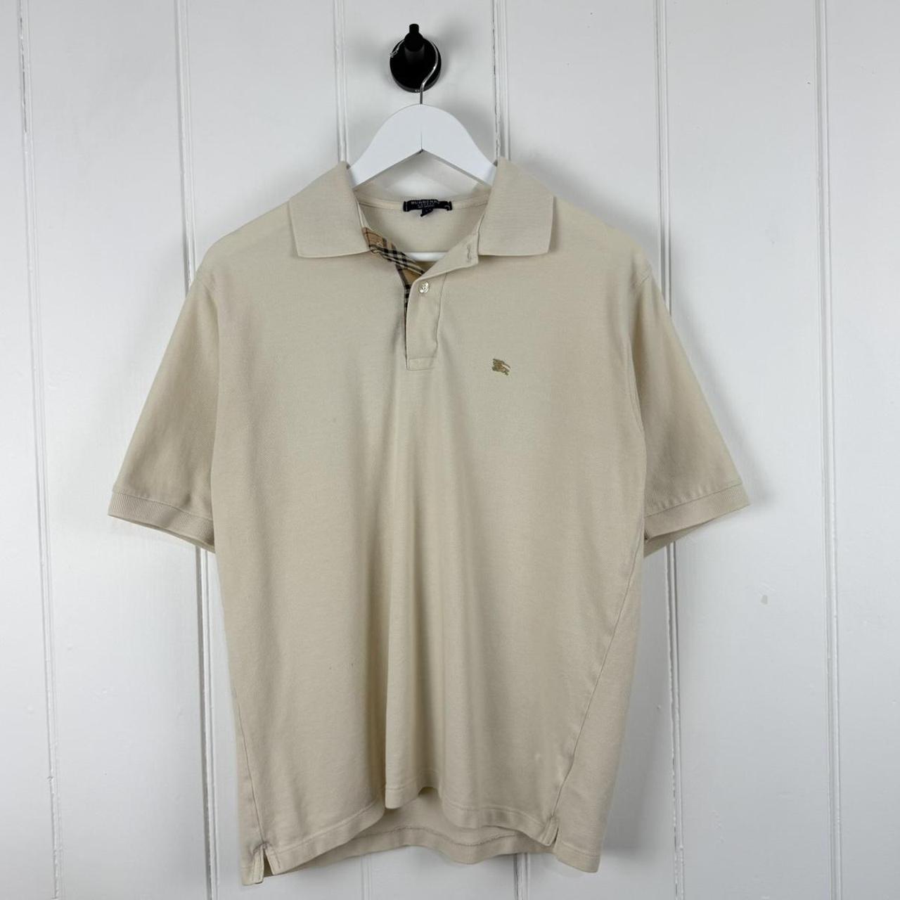 Burberry Men size M Polo 00S Y2K Burberry Polo Shirt Black