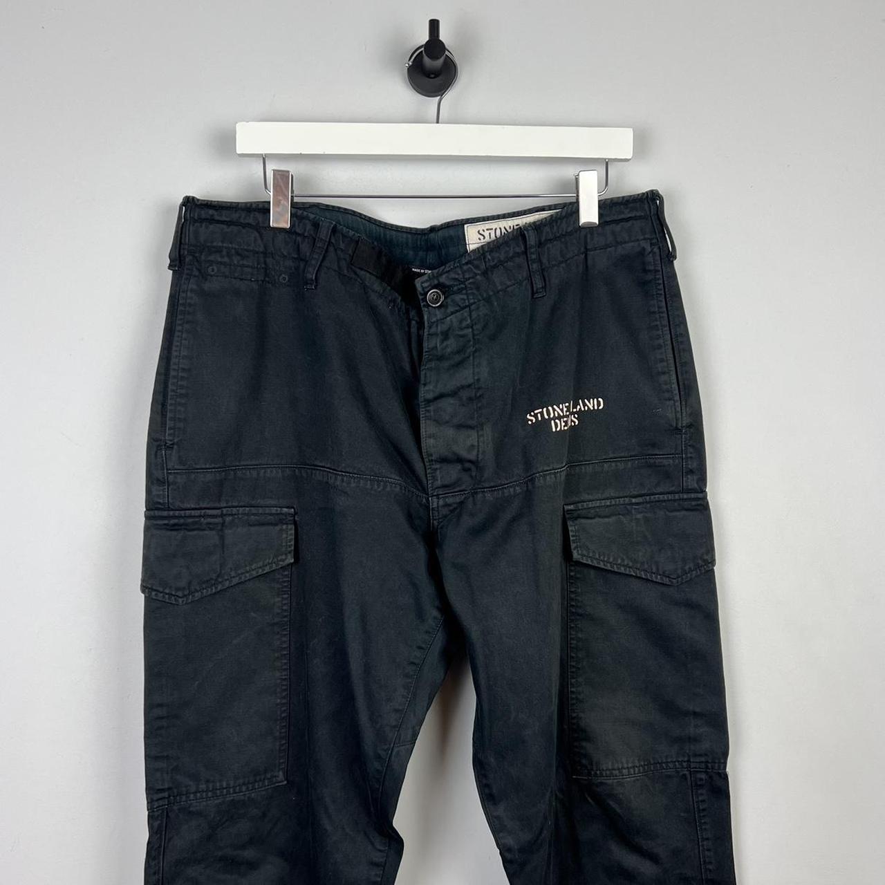 Stone Island Denims Logo Cargo Pants (W36")