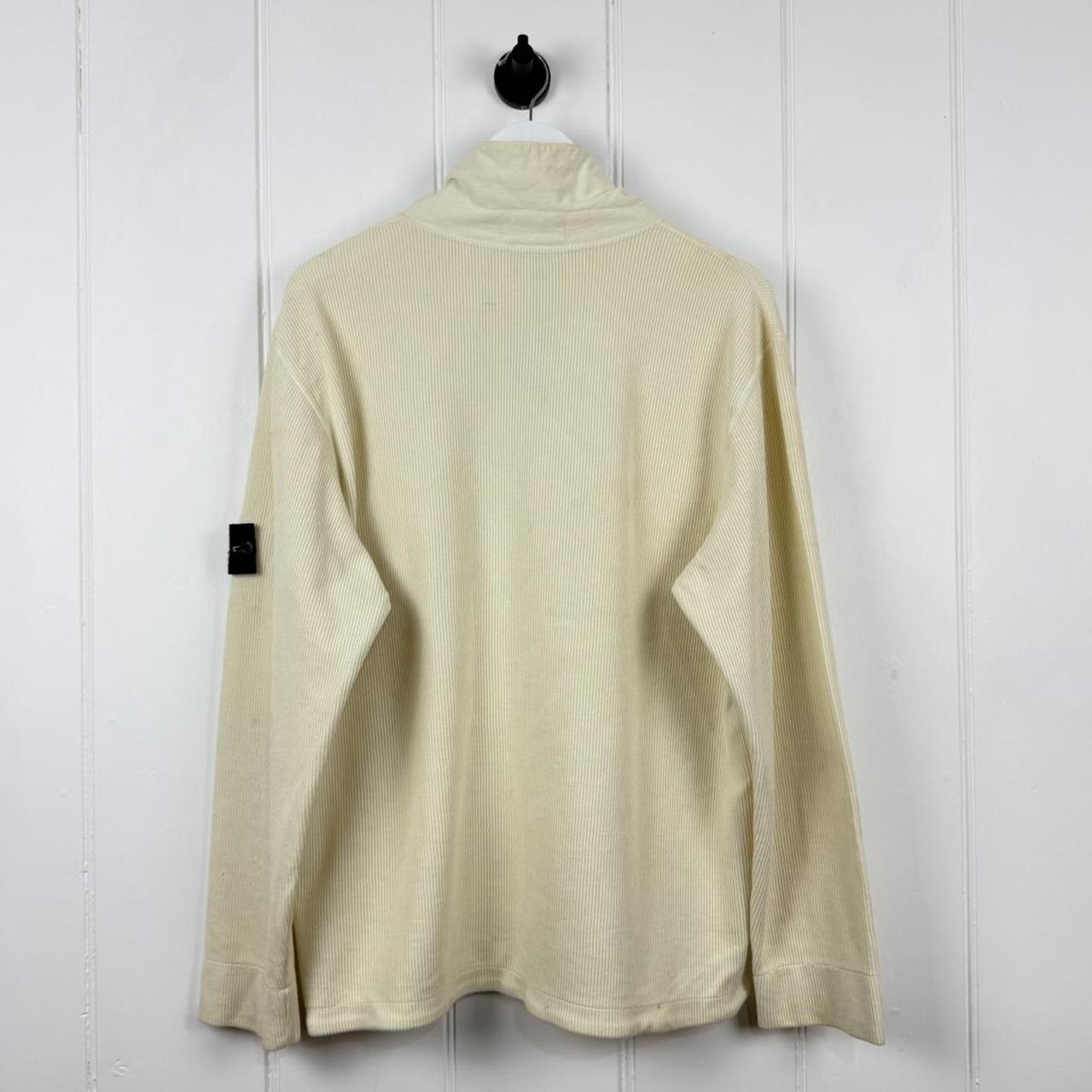 2001 Stone Island Ribbed Cotton Q Zip (L)