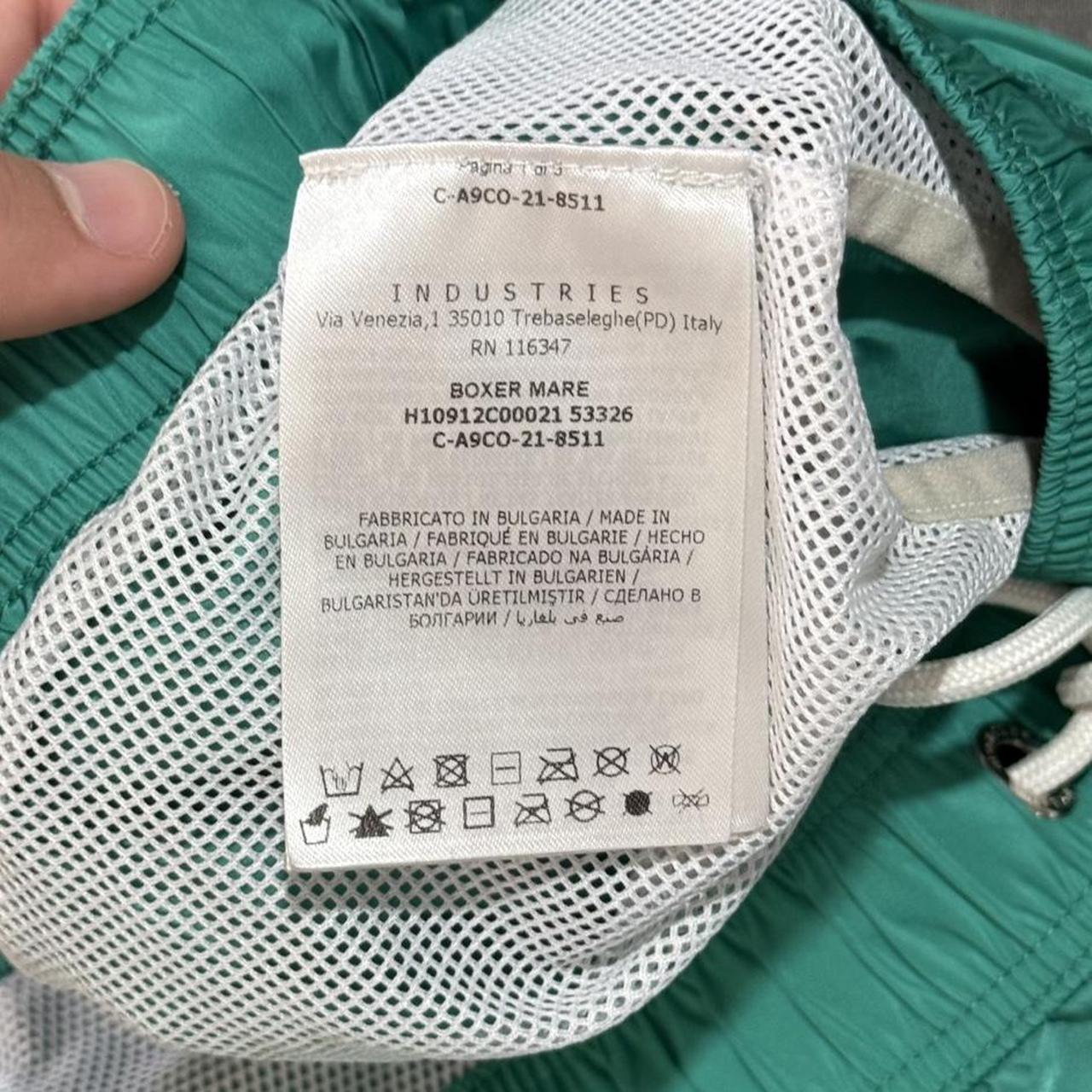 Moncler Logo Shorts Teal blue (XL)
