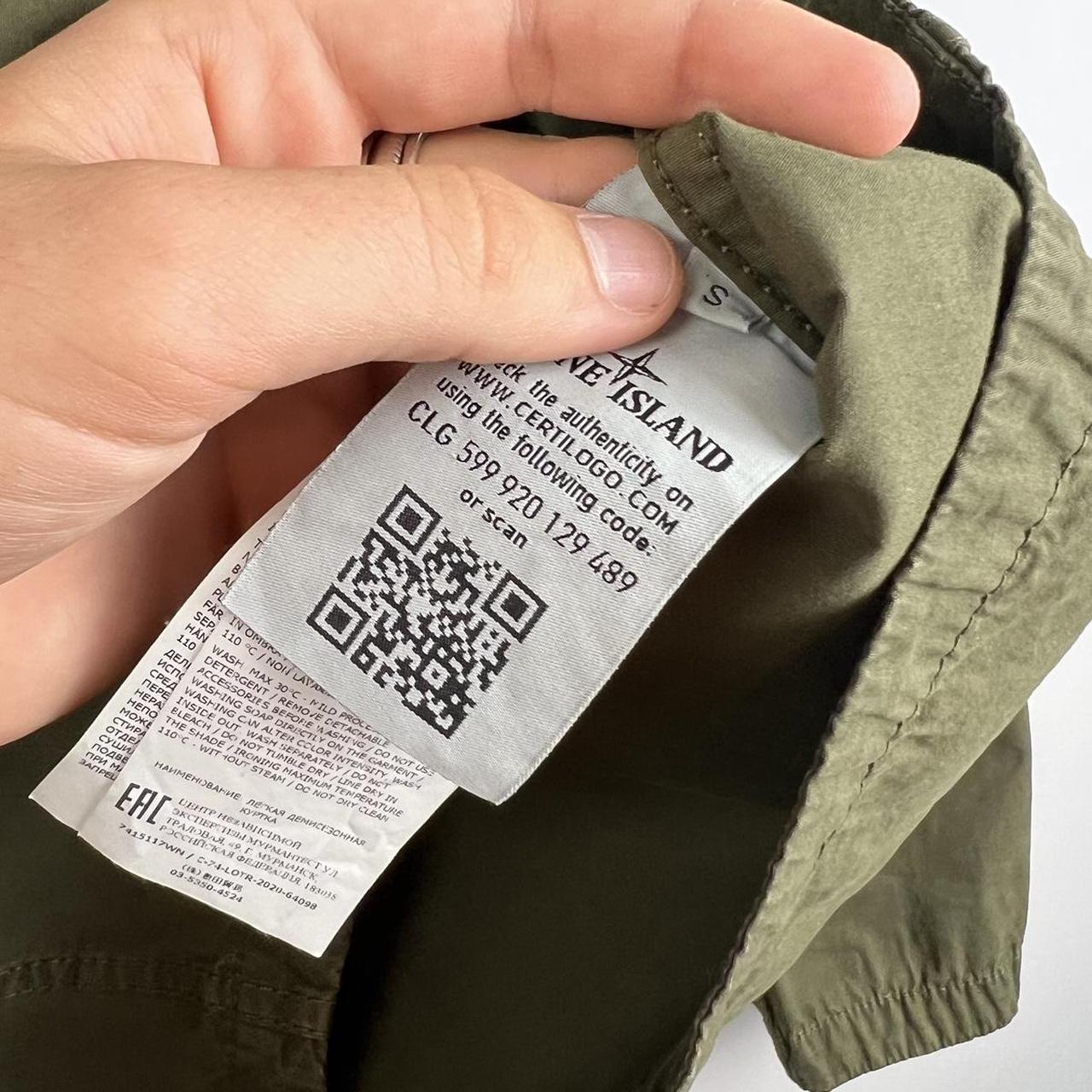 Stone Island Zip Over Shirt (S)
