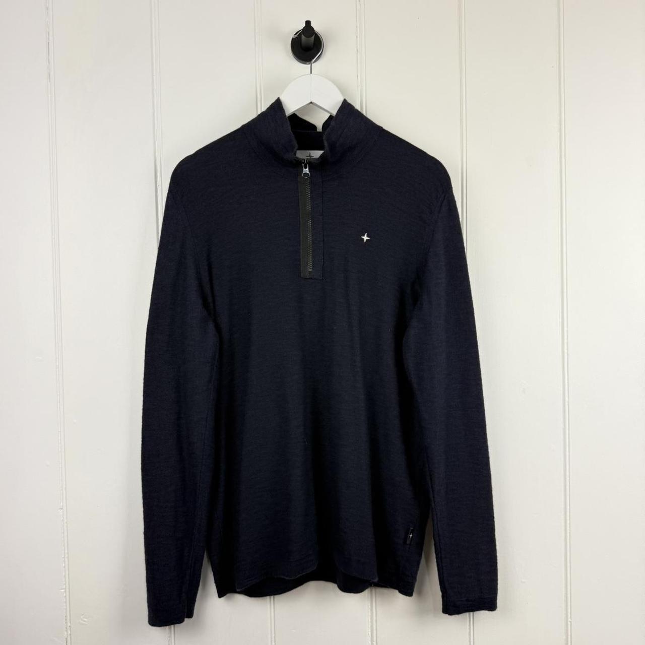 Stone Island Quarter Zip Jumper (L)