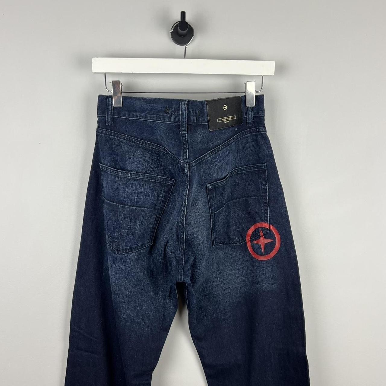 Stone Island Logo Denim Jeans (W32")