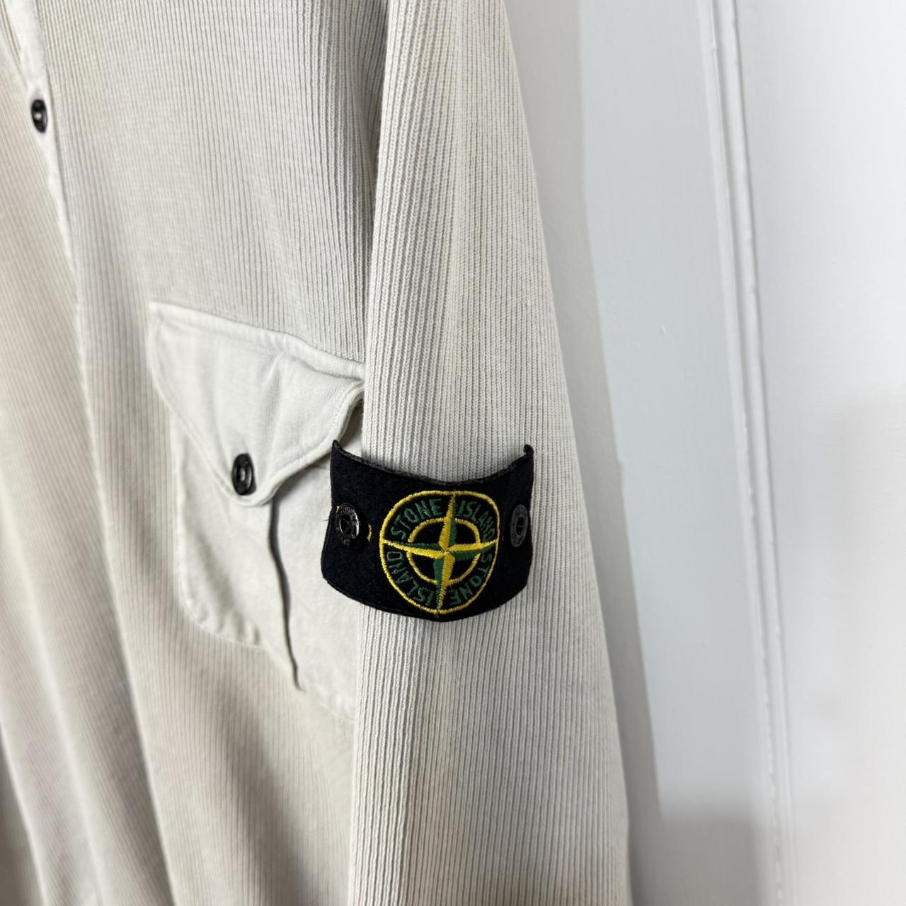 Early 00s Stone Island Ribbed Cotton Jumper (L)