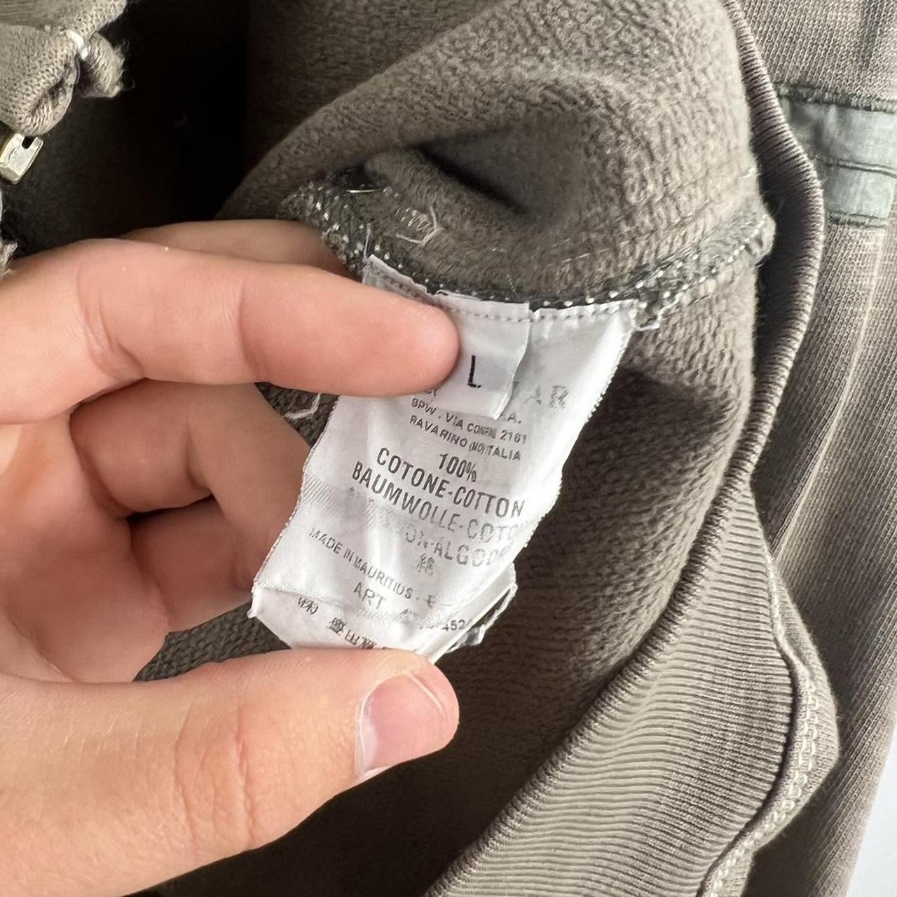 Stone Island Denims Logo Zip Hoodie (M)