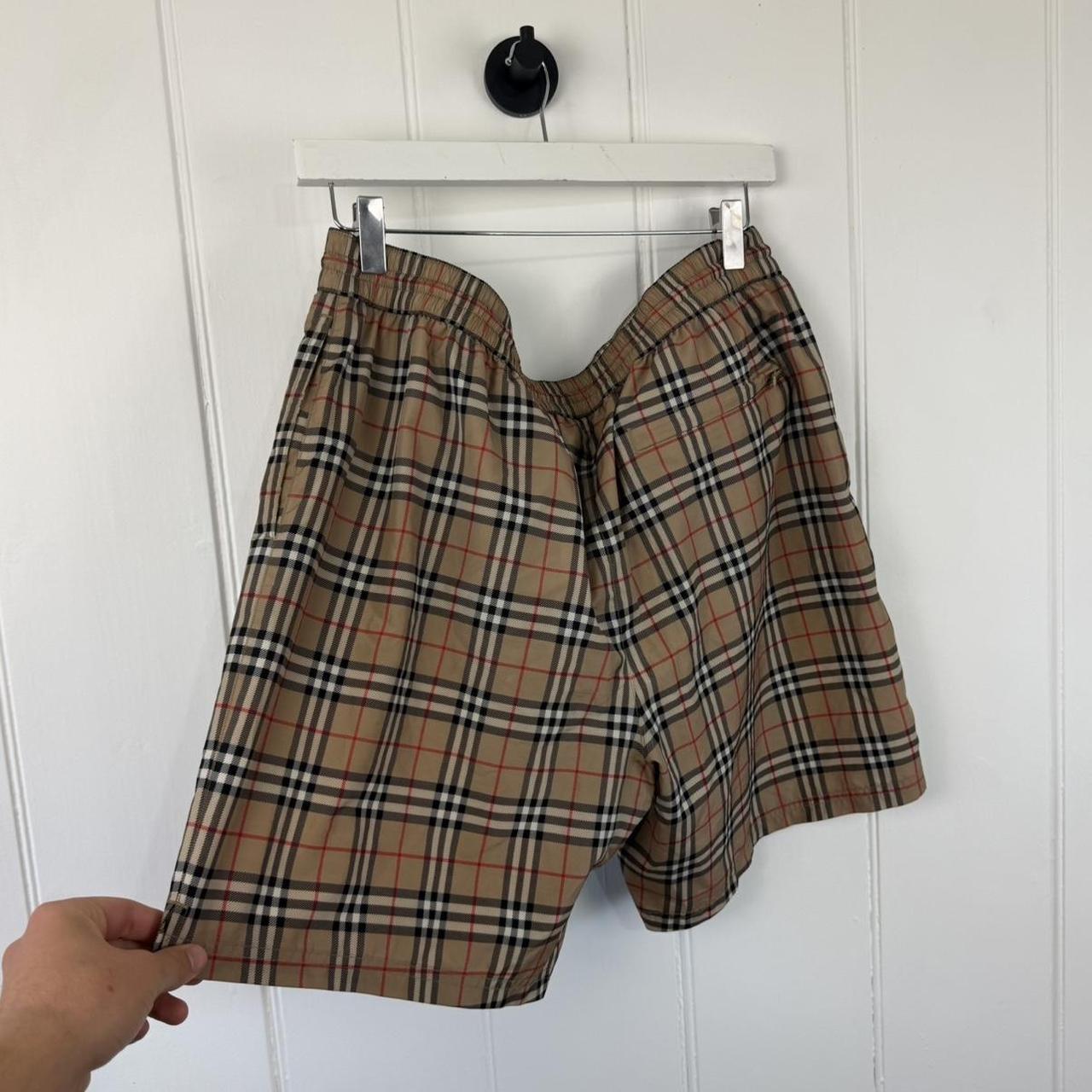Burberry Nova Check Tartan Swim Shorts (L)