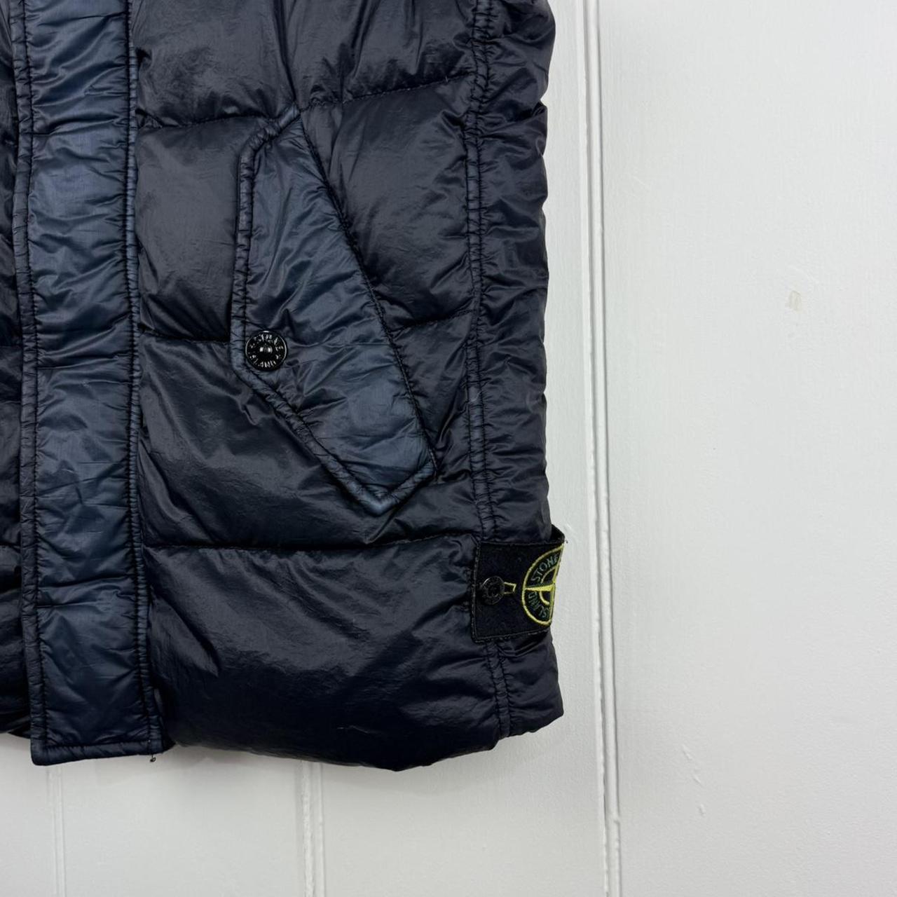 Stone Island Garment Dyed Down 26GR-X SQM-N Gilet Navy (M)