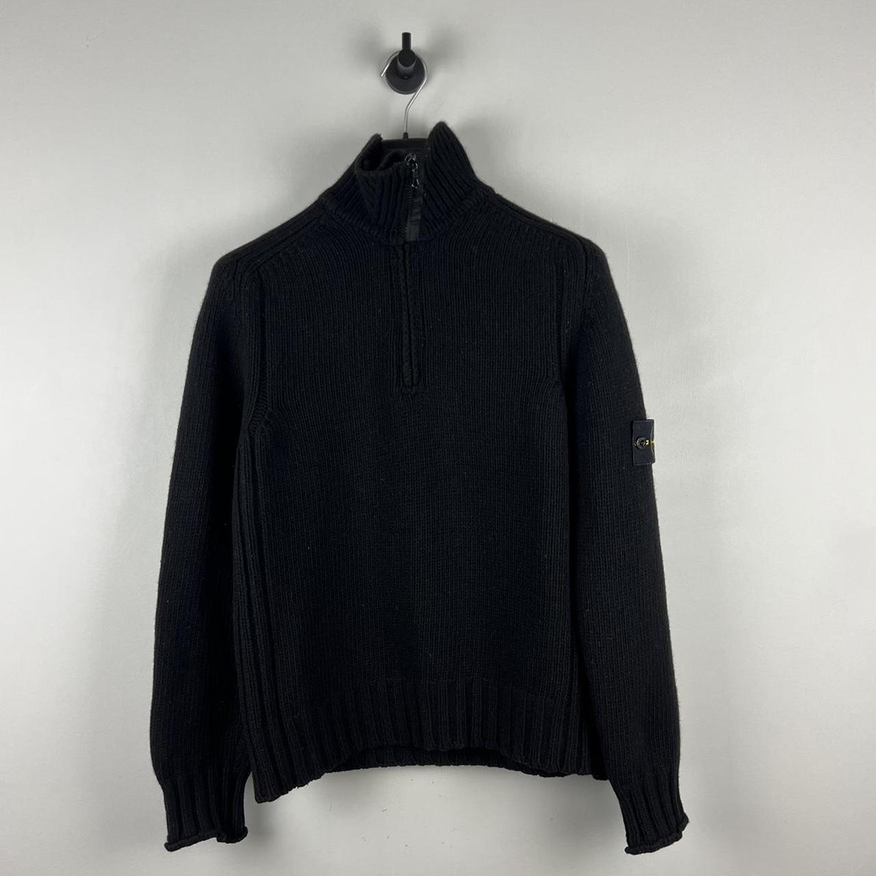 Stone Island Quarter Zip Knit Jumper (M)