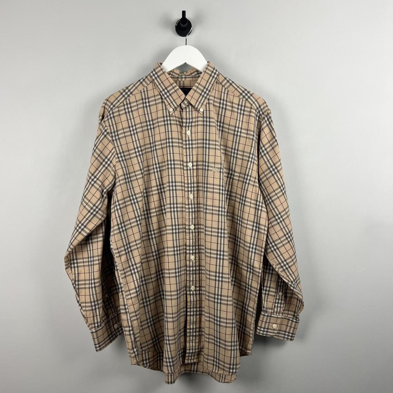 Burberry shirt xl hotsell