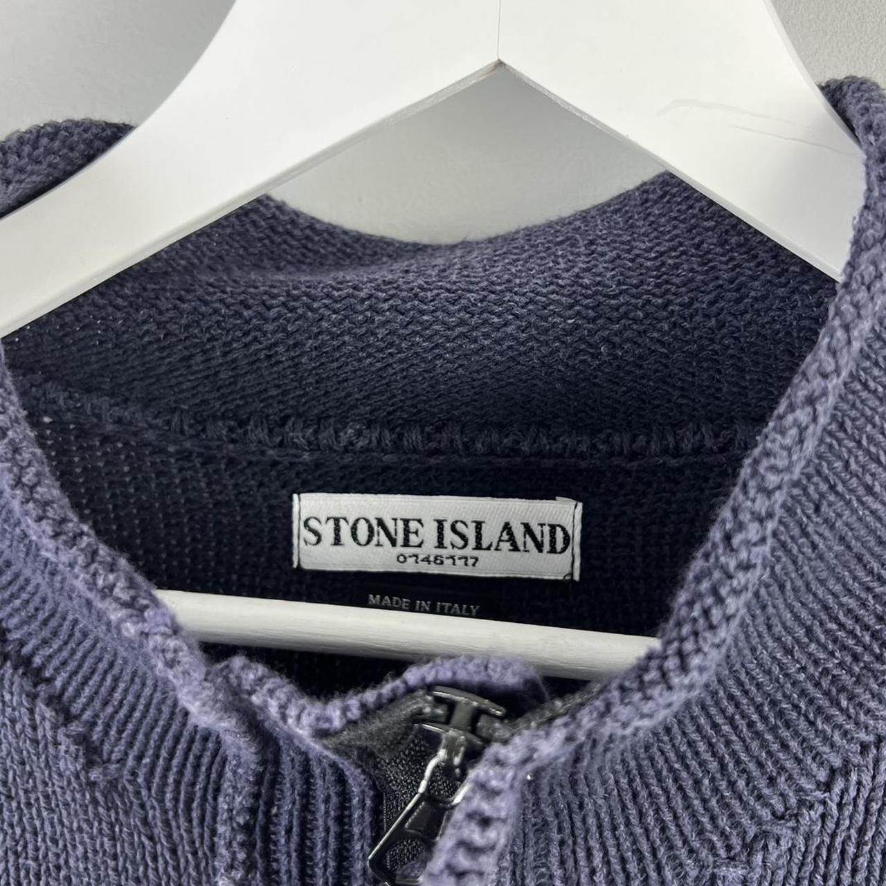 00's Stone Island Knit Q Zip Jumper (M/L)