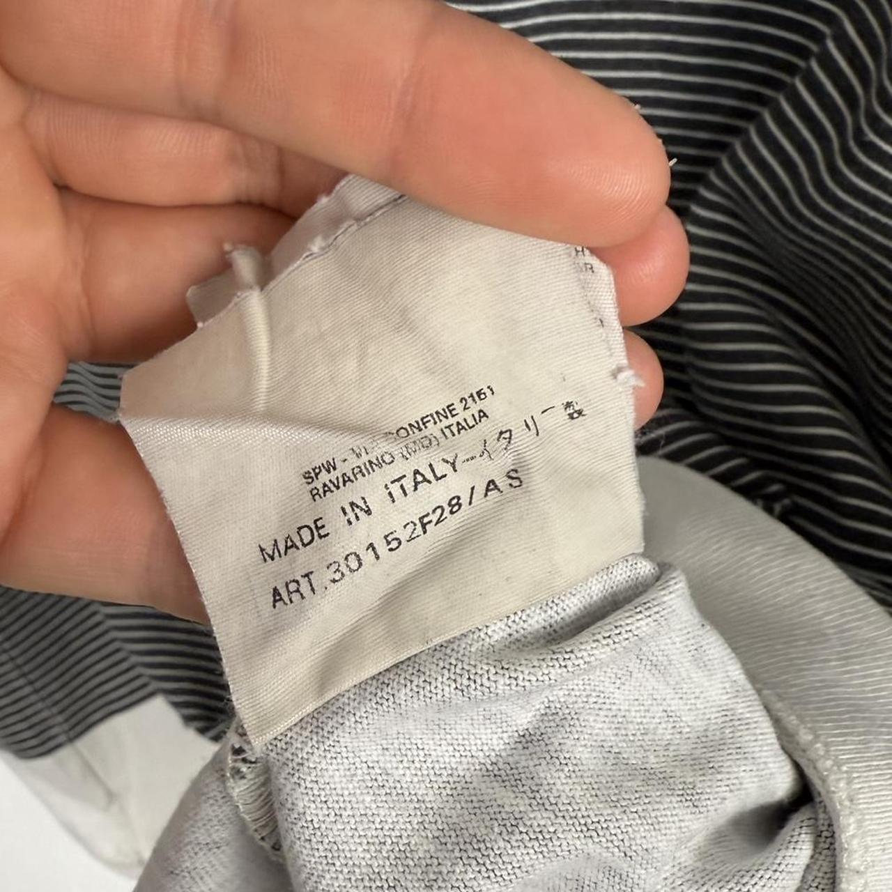 1999 Stone Island Striped Logo T Shirt (M)