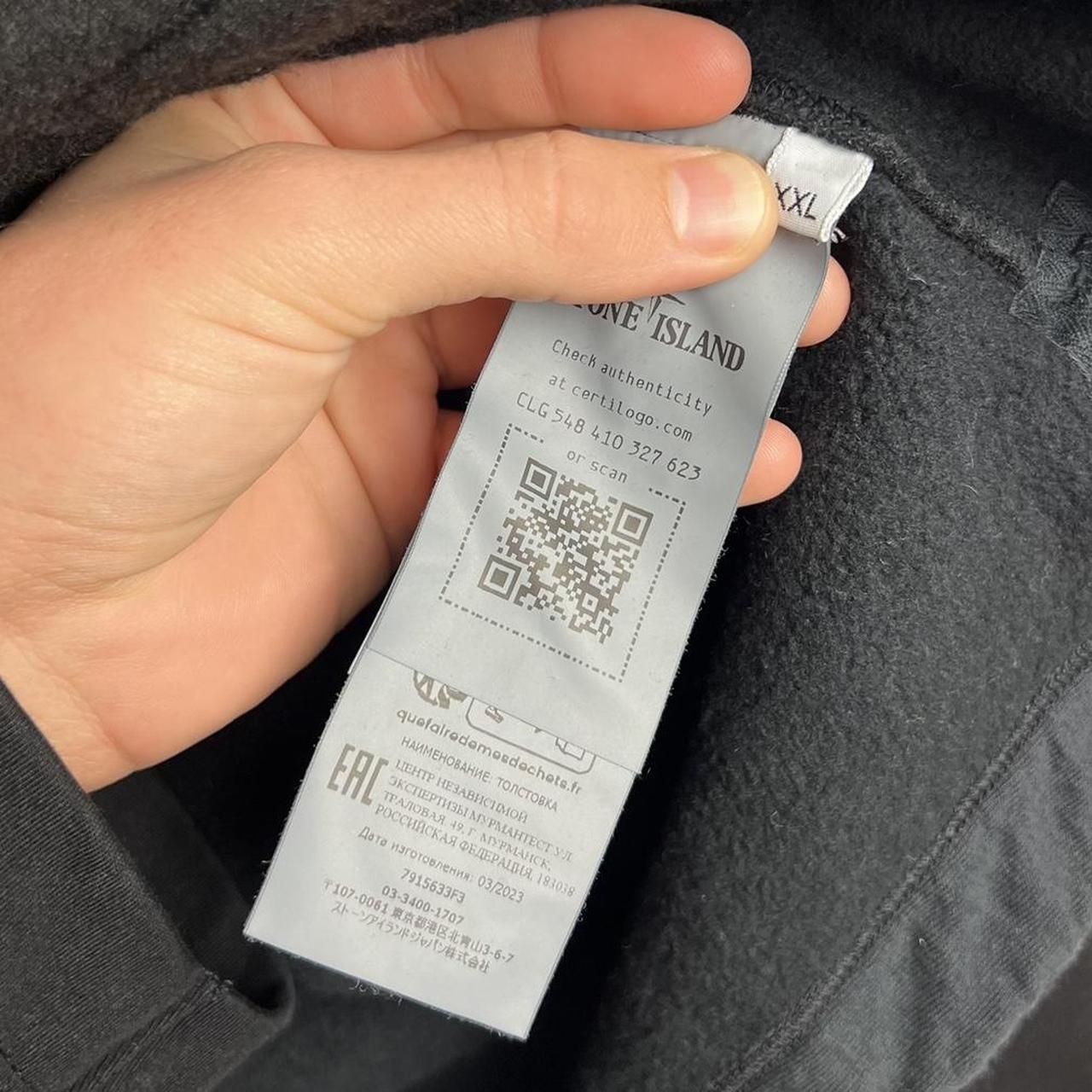 Stone Island Mock Neck Lana Wool Ghost Jumper (XXL)