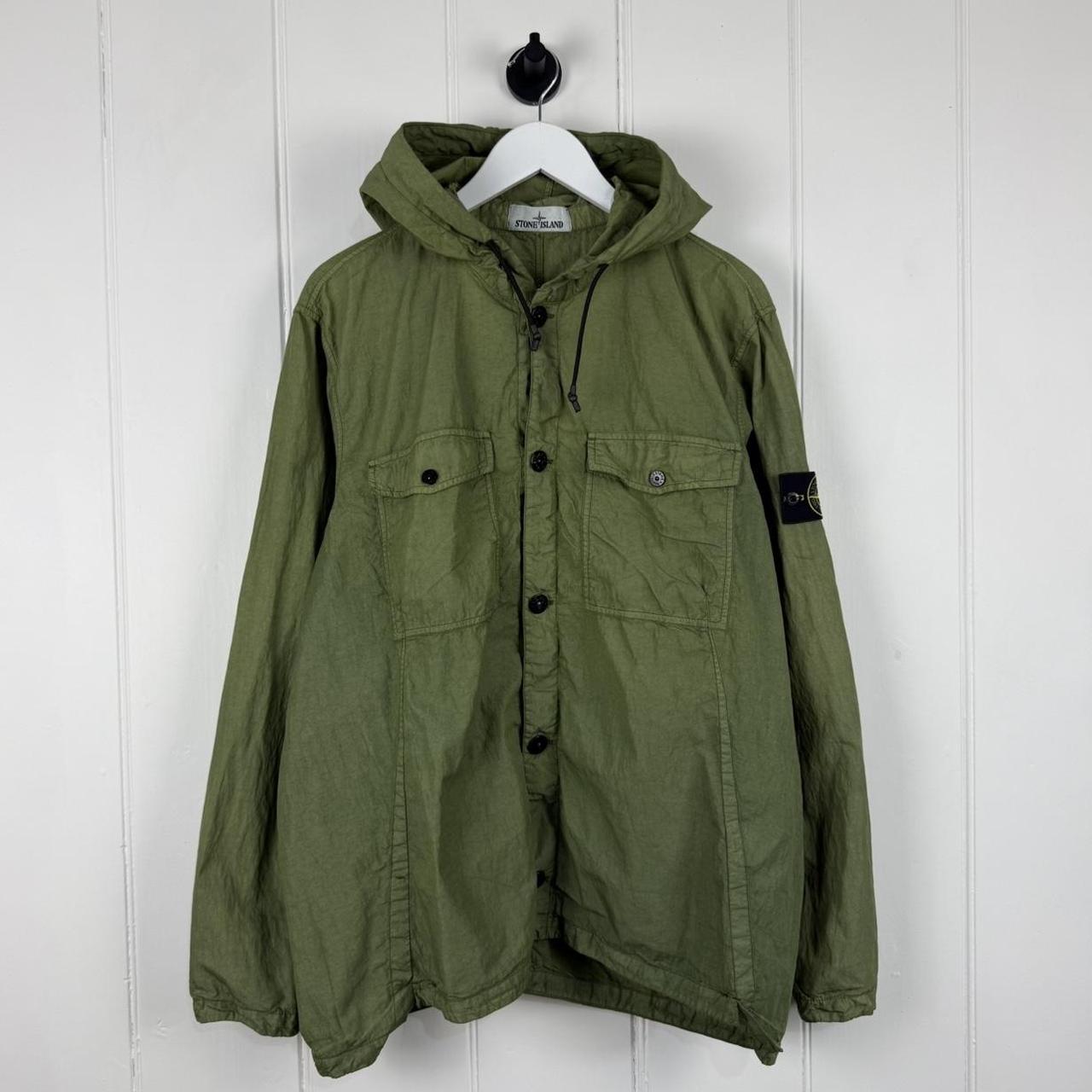 Stone Island Hooded Over Shirt (XXL)